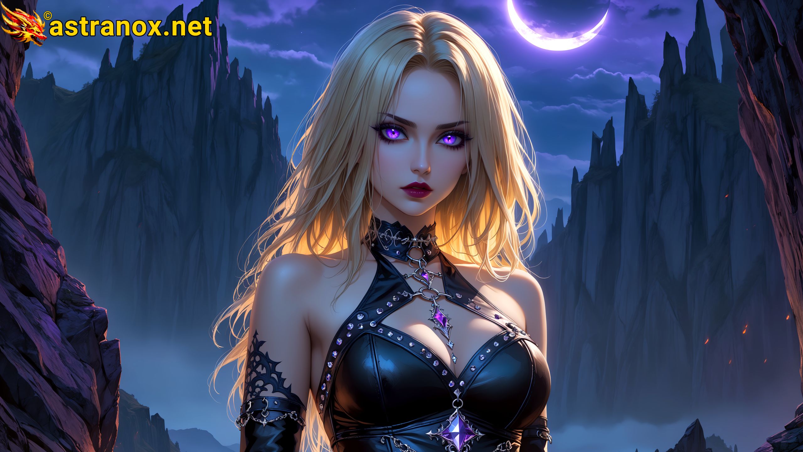 Amazing Young Female at - Download Free 4K Wallpaper Fantasy wallpaper with Eyes and Hair.