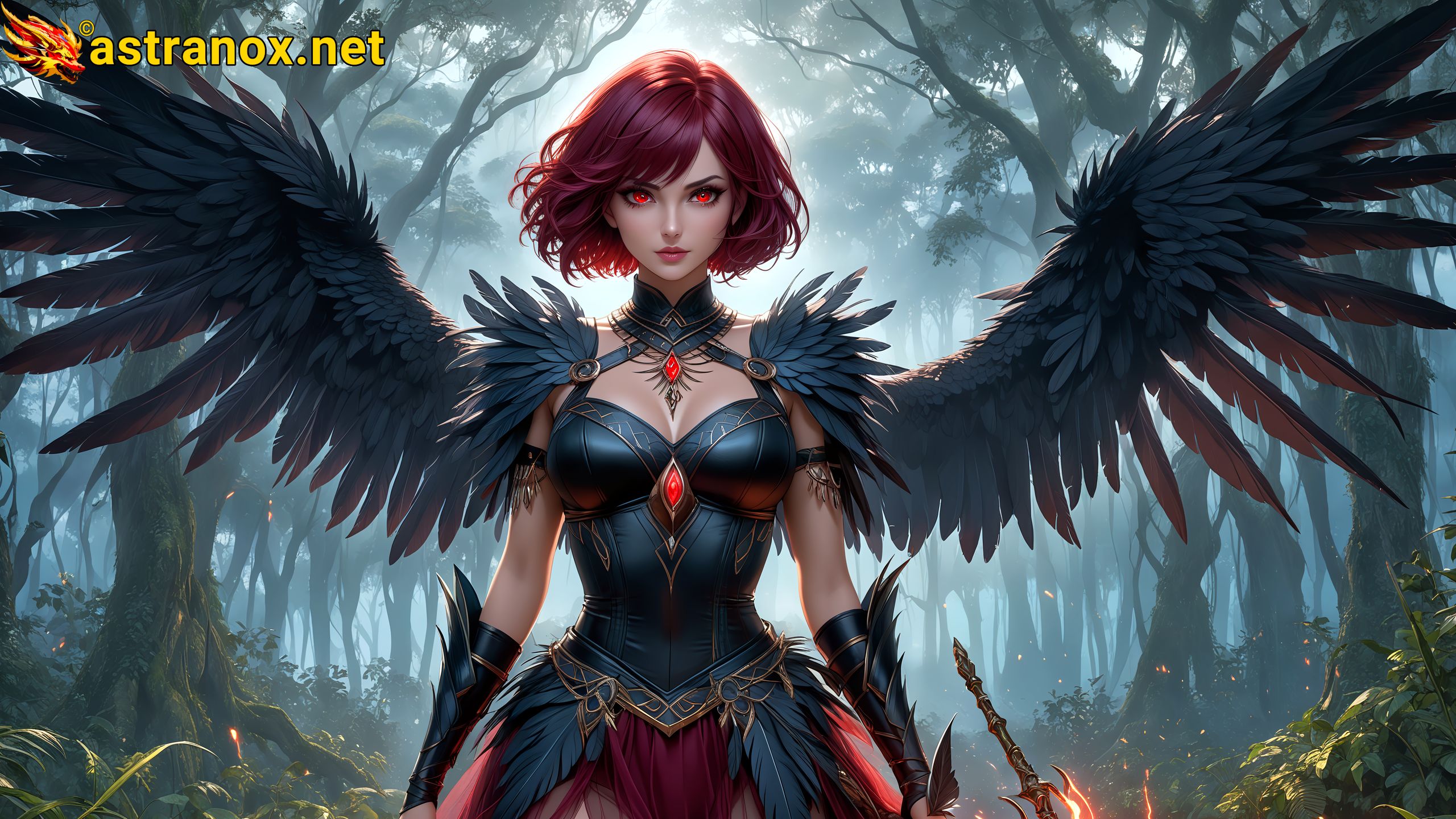 Amazing Young Female at - Download Free 4K Wallpaper Fantasy wallpaper with Eyes and Hair.