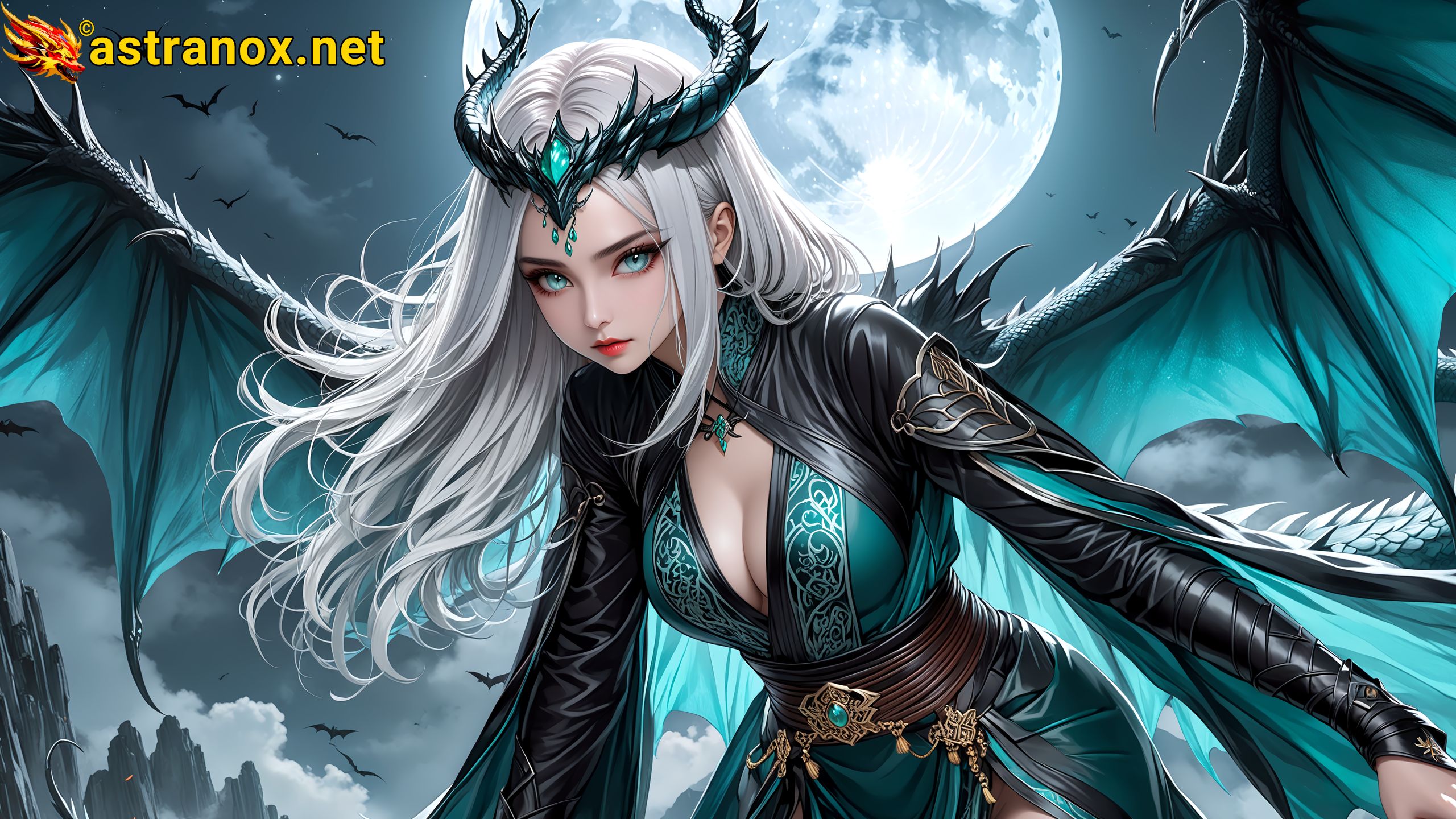 Amazing Young Female at - Download Free 4K Wallpaper Fantasy wallpaper with Eyes and Hair.