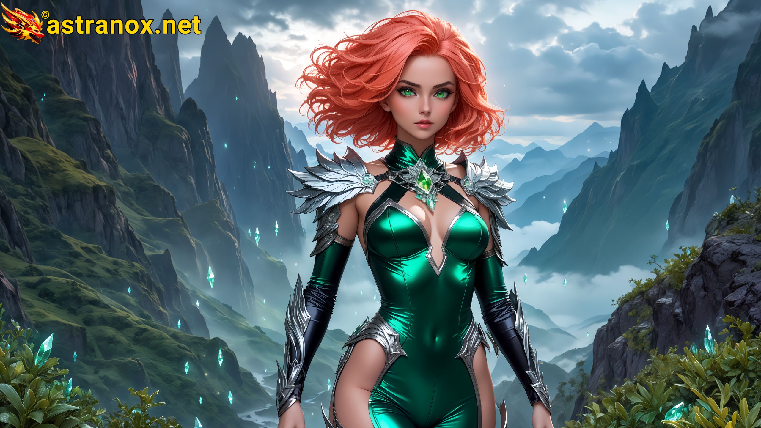Amazing Young Female at - Download Free 4K Wallpaper Fantasy wallpaper with Eyes and Hair.