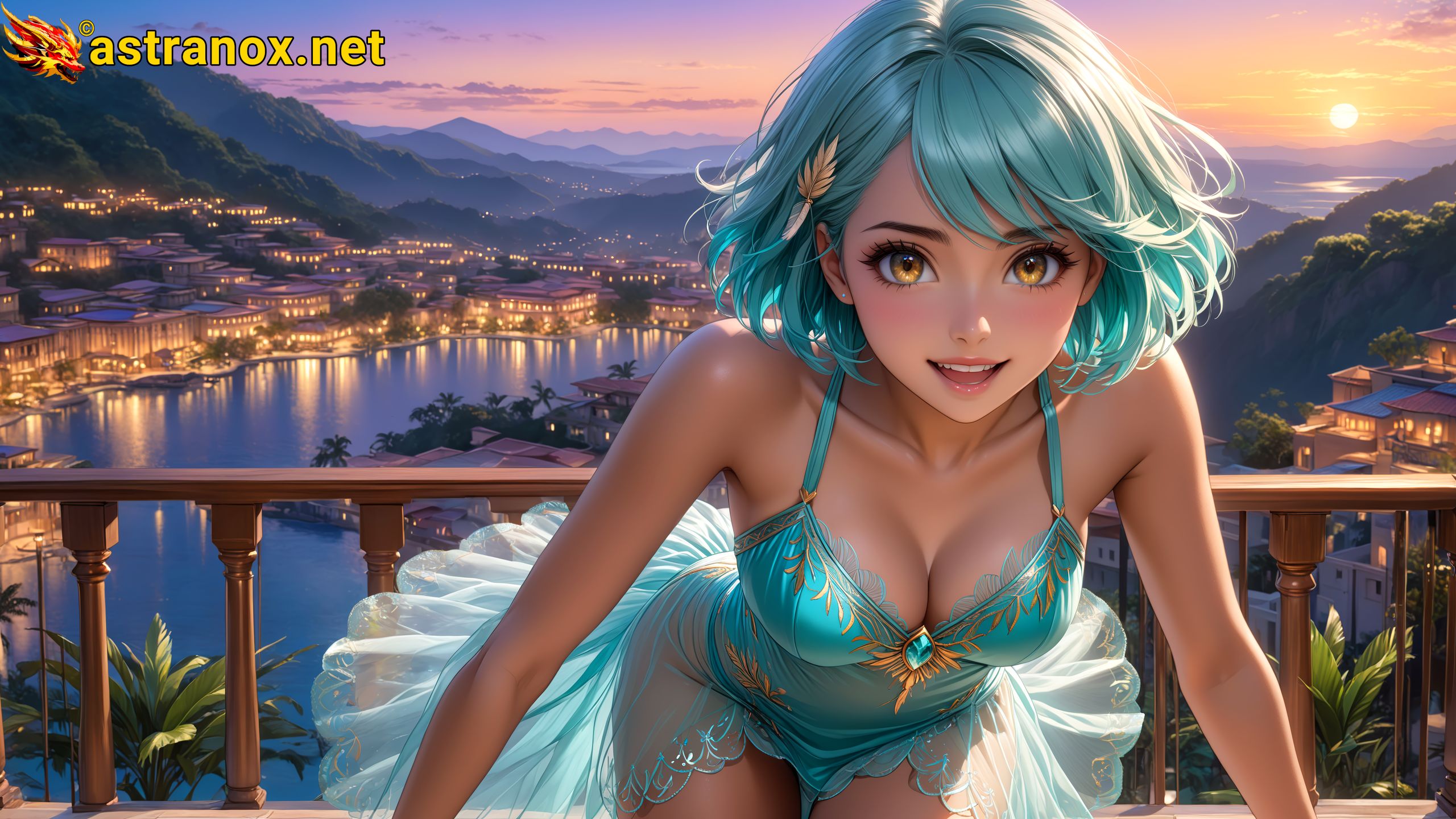 Amazing Young Female at - Download Free 4K Wallpaper Fantasy wallpaper with Eyes and Hair.