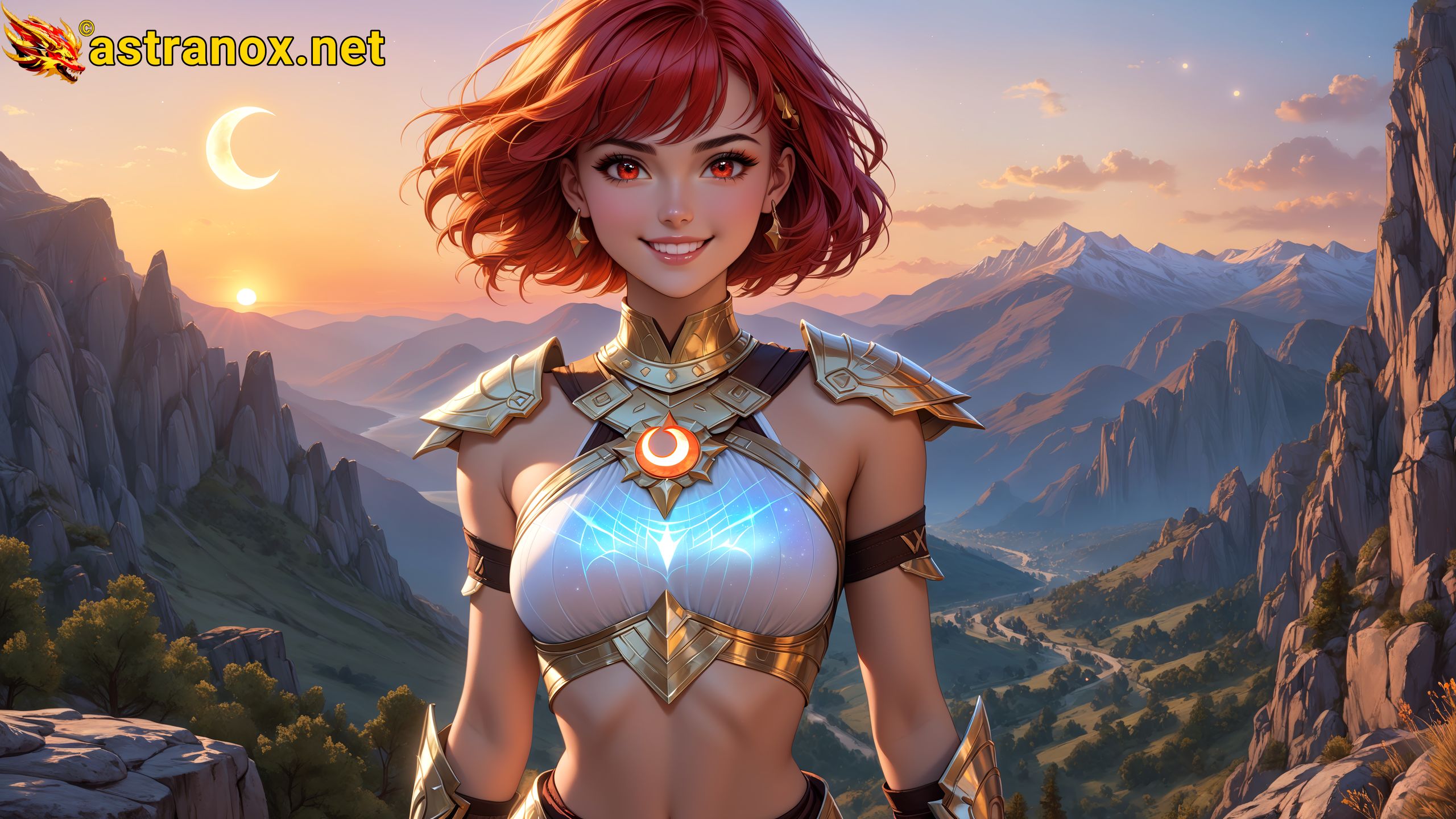 Amazing Young Female at - Download Free 4K Wallpaper Fantasy wallpaper with Eyes and Hair.