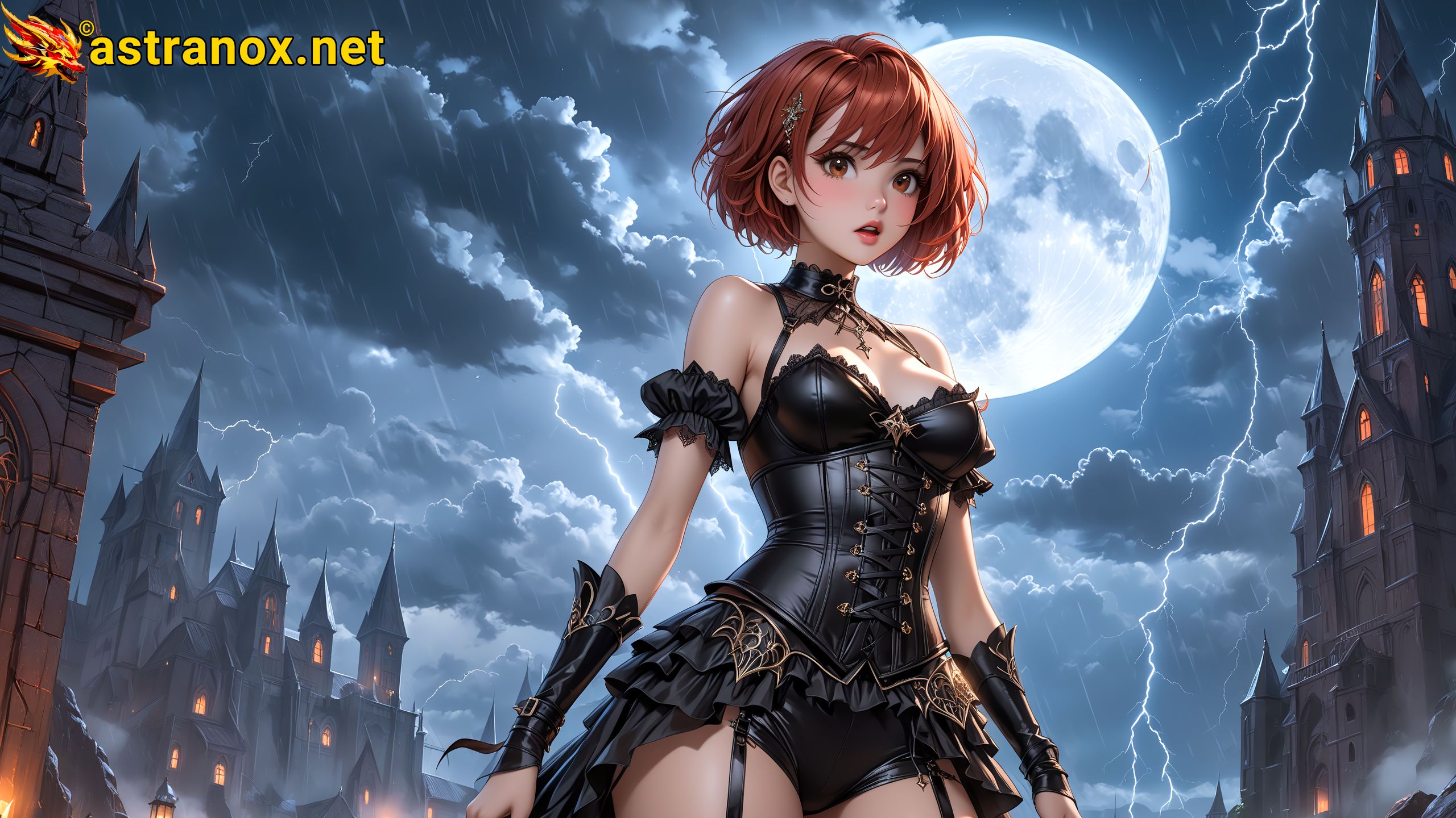 Amazing Young Female at - Download Free 4K Wallpaper Fantasy wallpaper with Eyes and Hair.