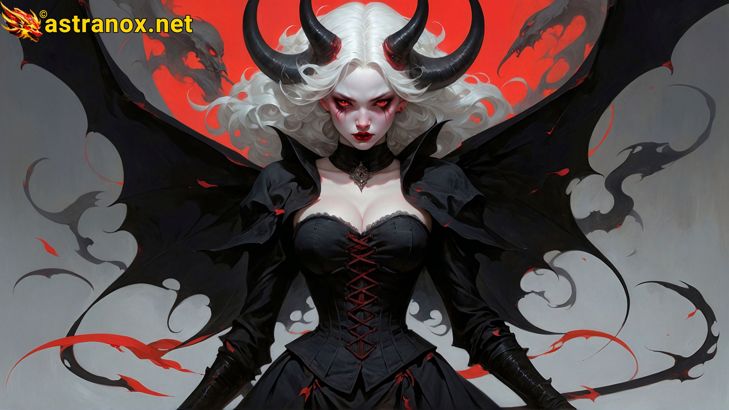 Amazing Young Female at - Download Free 4K Wallpaper Fantasy wallpaper with Eyes and Hair.