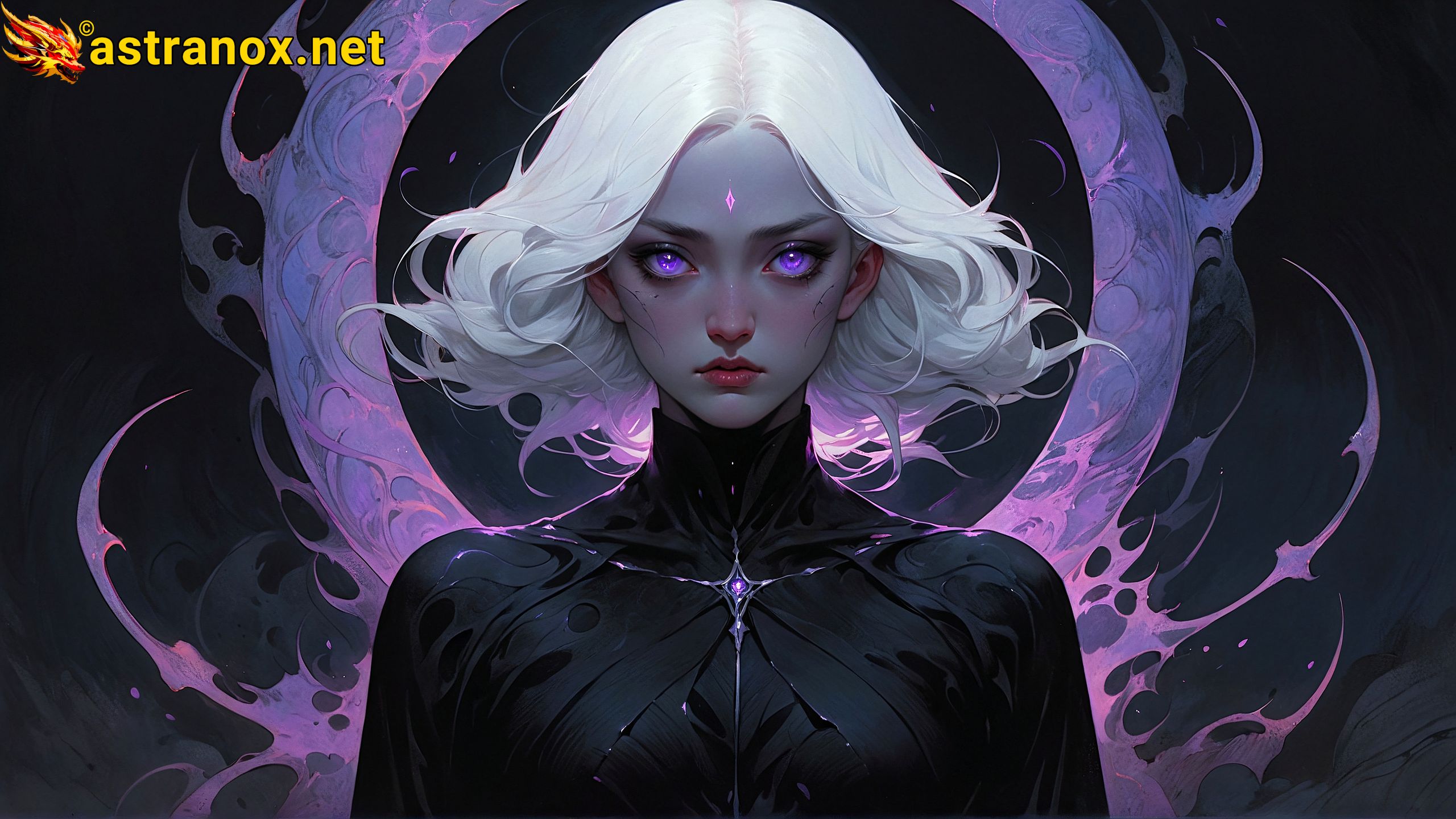 Amazing Young Female at - Download Free 4K Wallpaper Fantasy wallpaper with Eyes and Hair.
