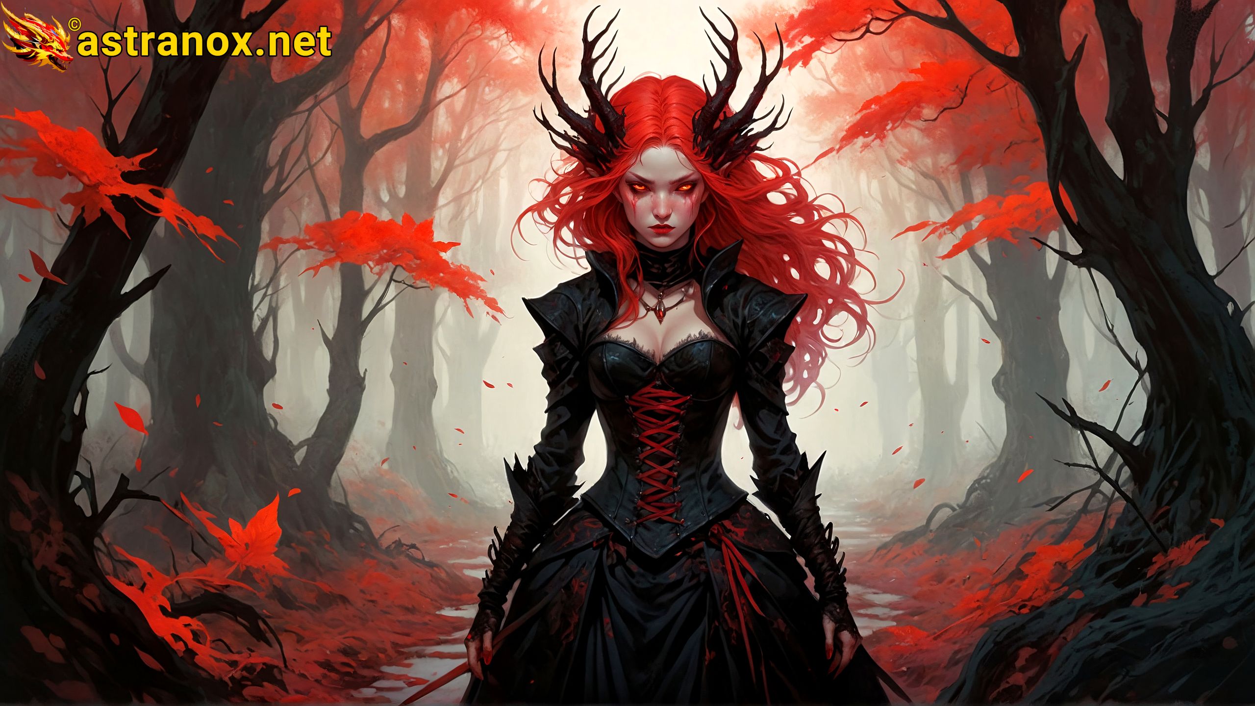 Amazing Young Female at - Download Free 4K Wallpaper Fantasy wallpaper with Eyes and Hair.