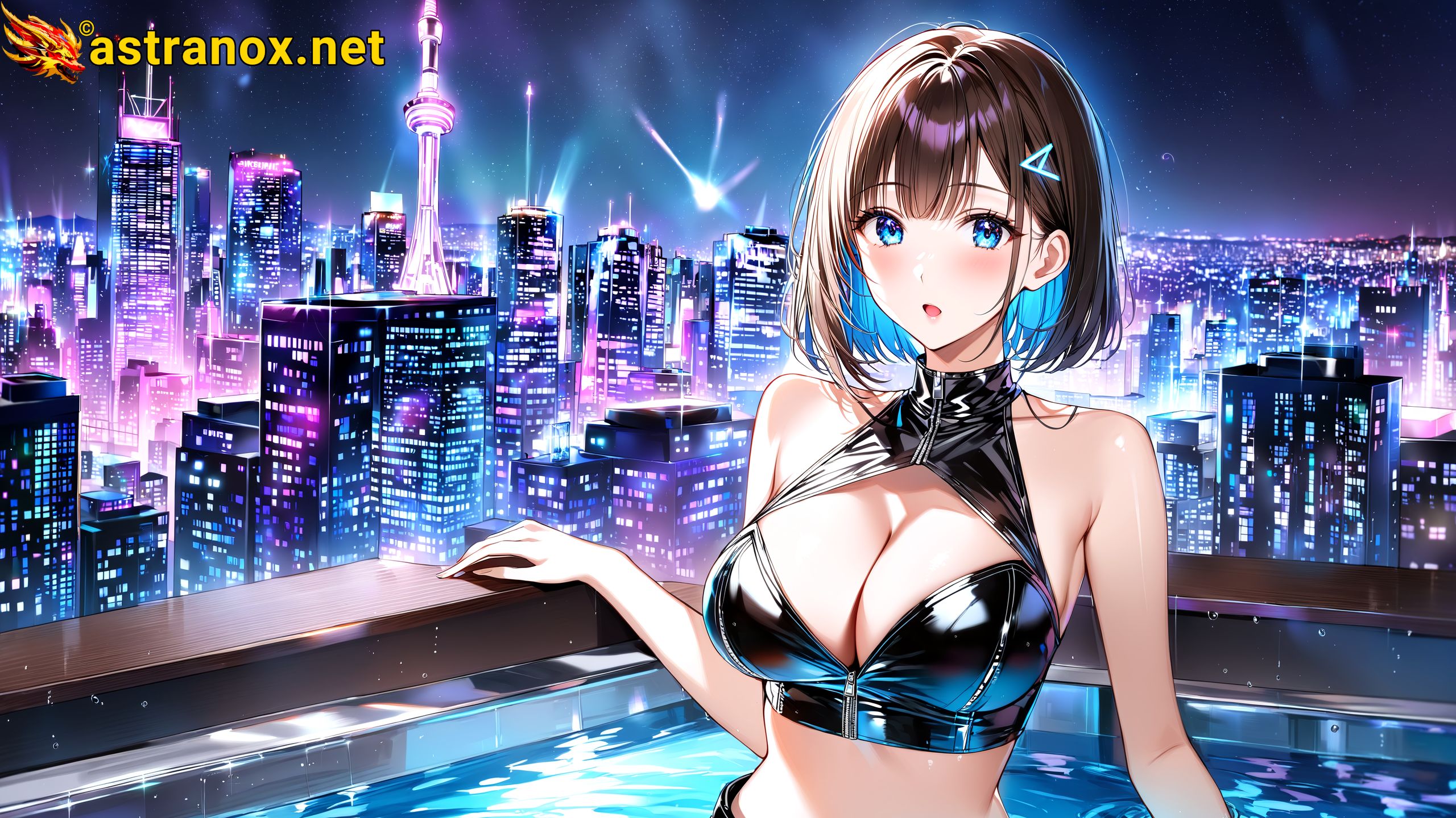Amazing Young Female at - Download Free 4K Wallpaper Fantasy wallpaper with Eyes and Hair.