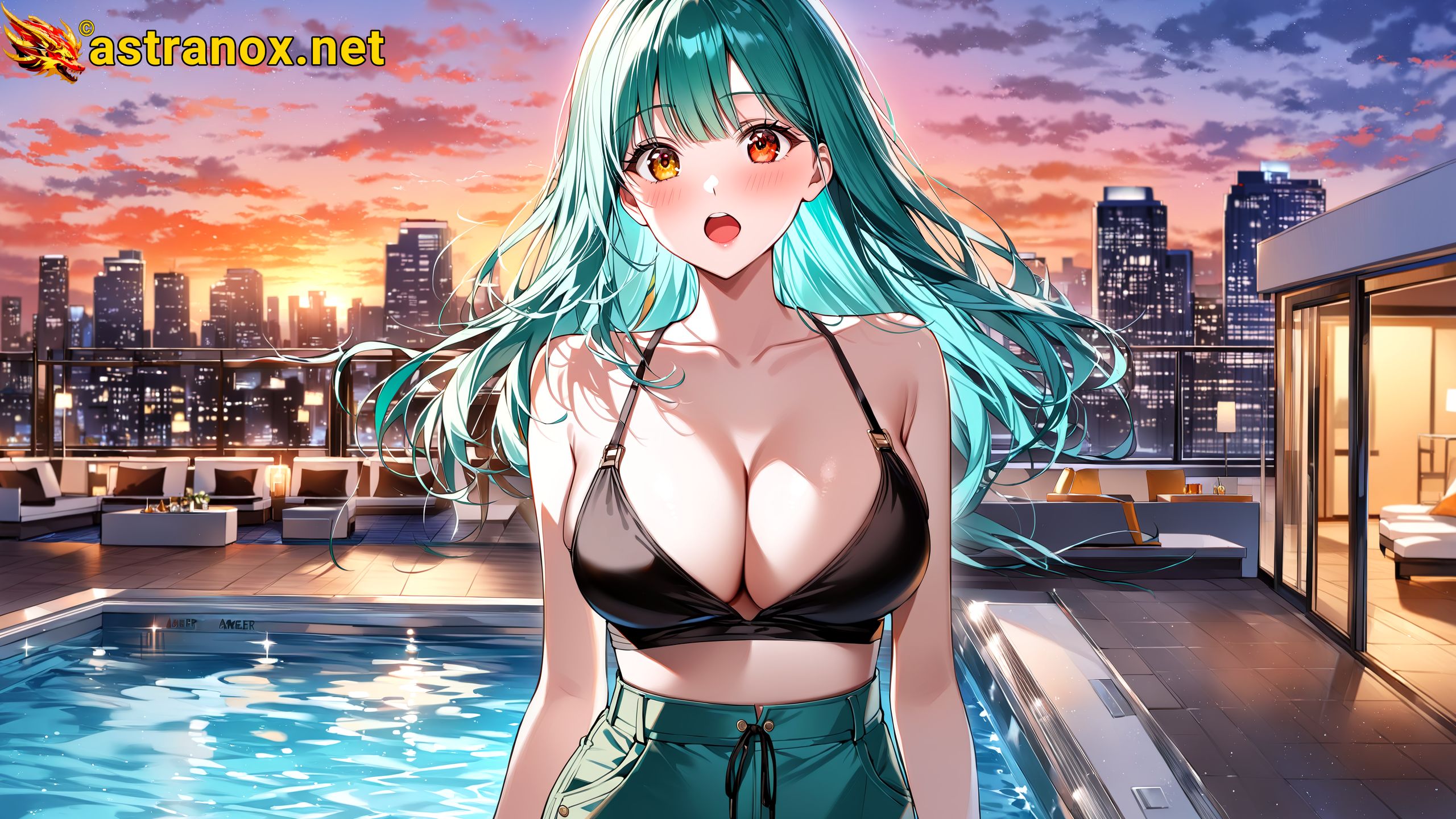 Amazing Young Female at - Download Free 4K Wallpaper Fantasy wallpaper with Eyes and Hair.