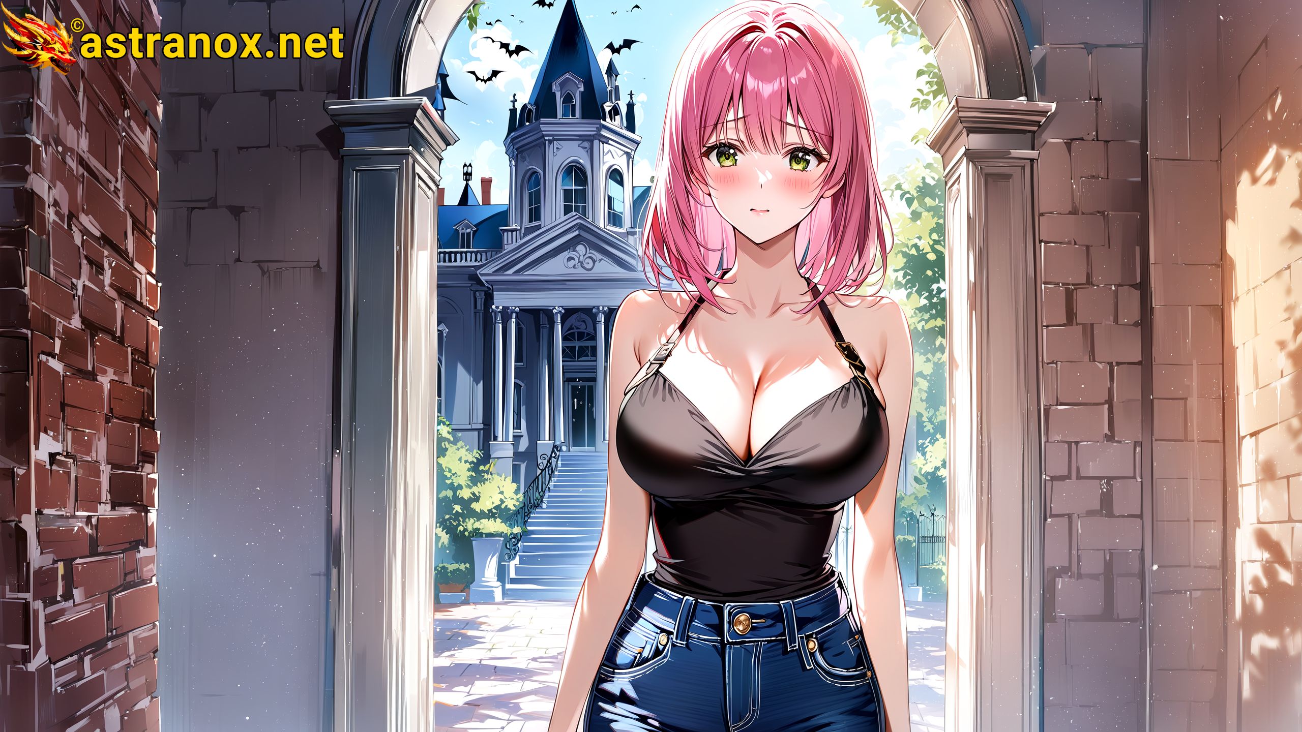 Amazing Young Female at - Download Free 4K Wallpaper Fantasy wallpaper with Eyes and Hair.