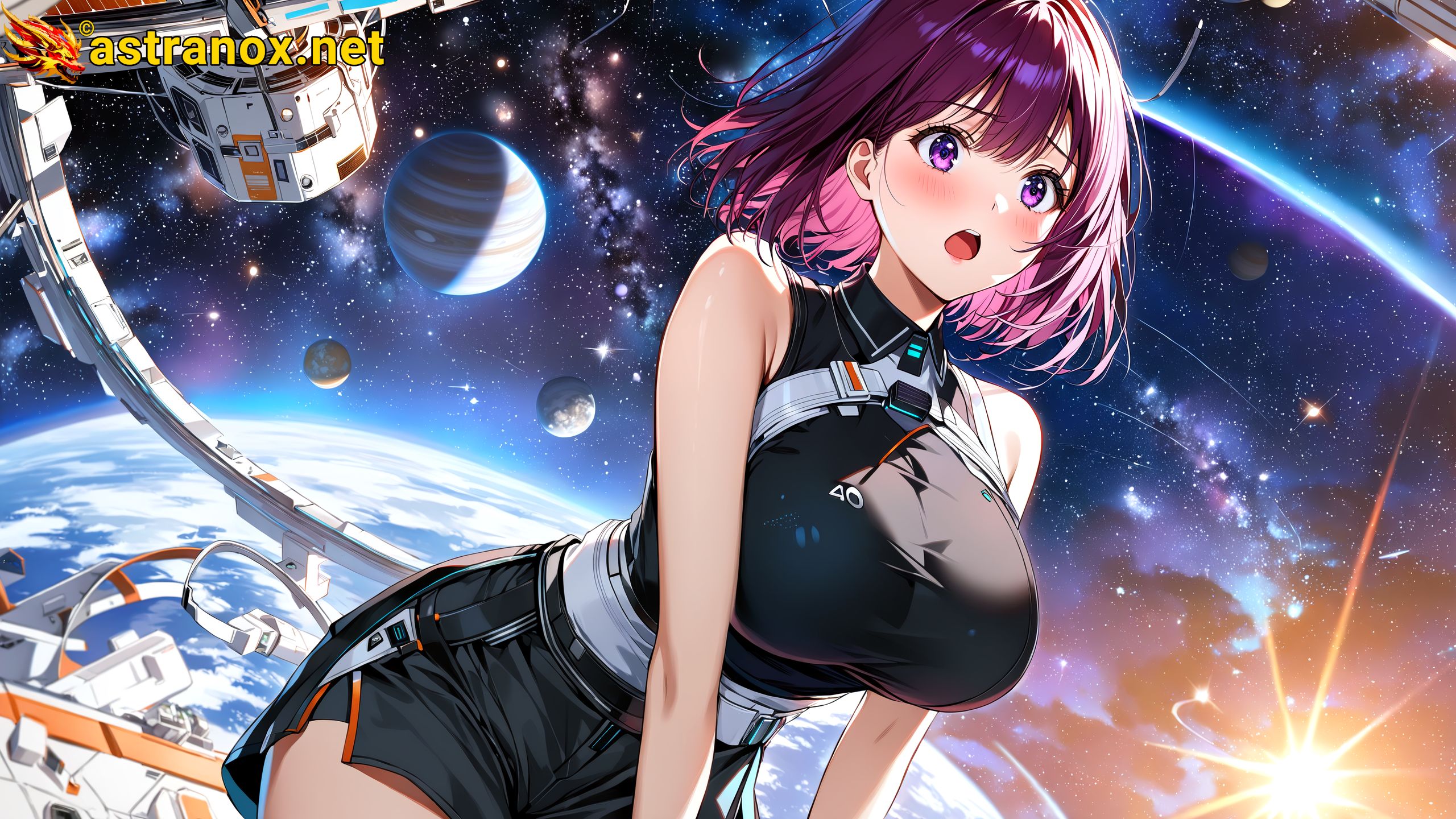 Amazing Young Female at - Download Free 4K Wallpaper Fantasy wallpaper with Eyes and Hair.