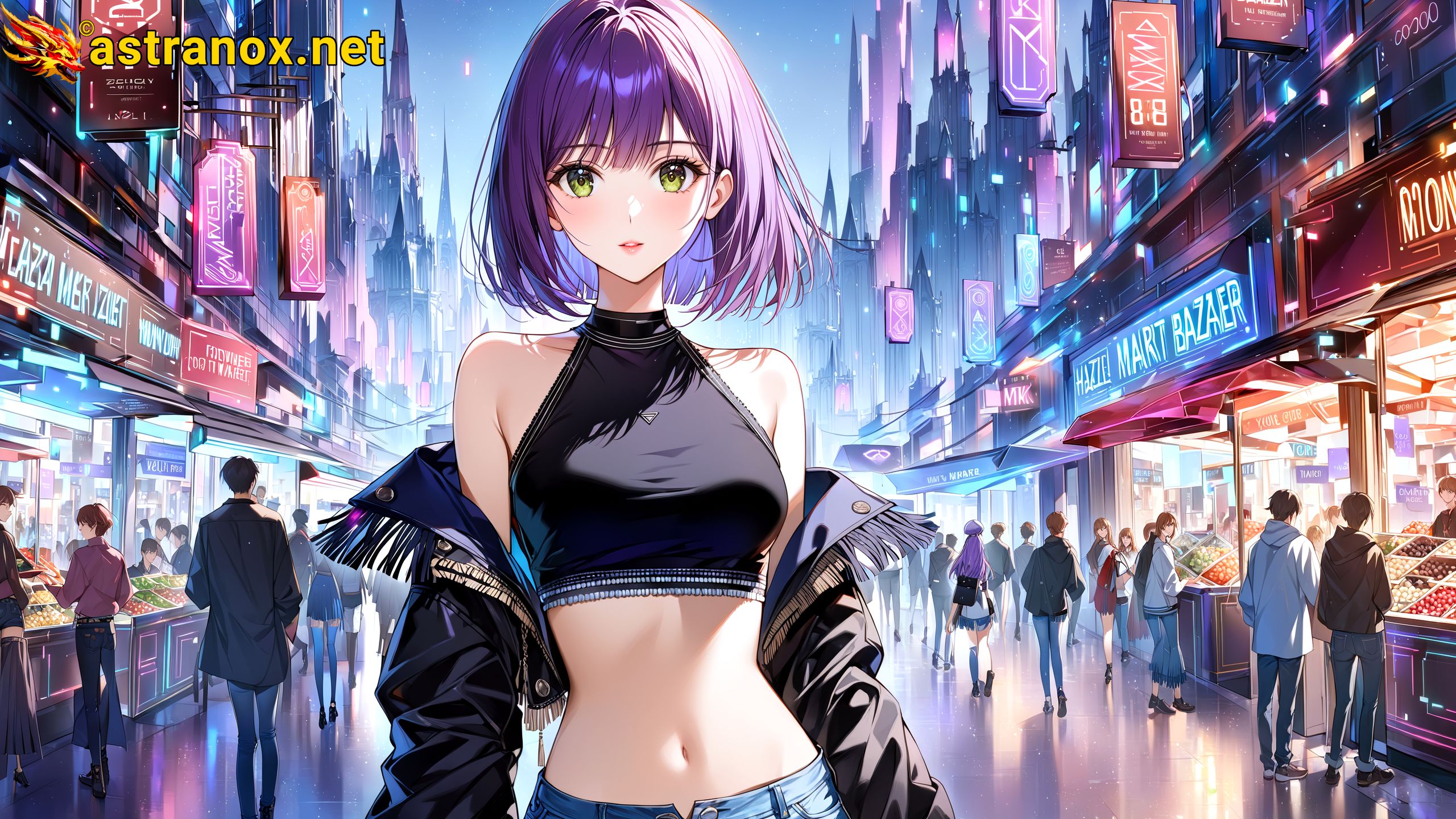 Amazing Young Female at - Download Free 4K Wallpaper Fantasy wallpaper with Eyes and Hair.