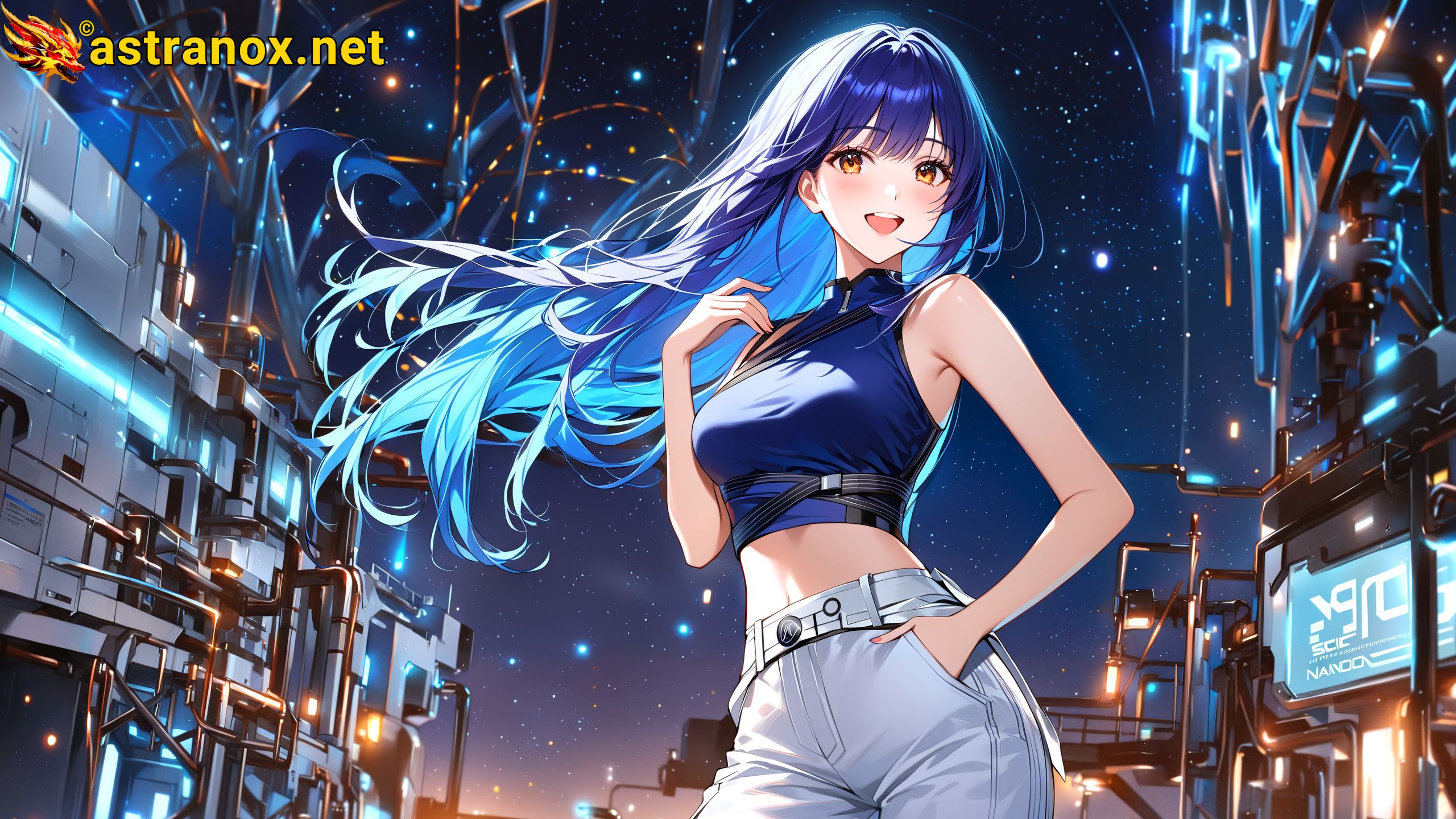 Amazing Young Female at - Download Free 4K Wallpaper Fantasy wallpaper with Eyes and Hair.