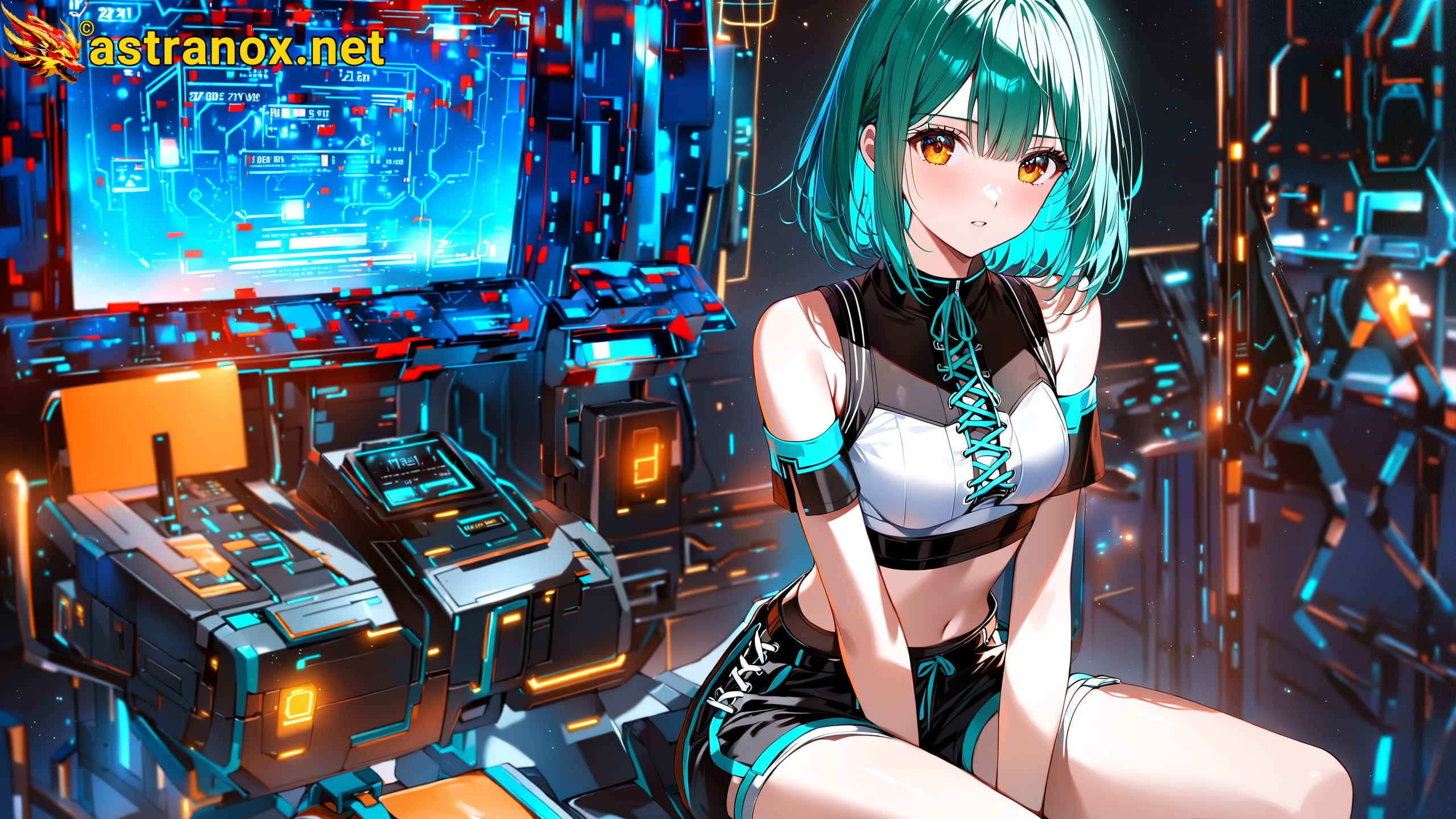 Amazing Young Female at - Download Free 4K Wallpaper Fantasy wallpaper with Eyes and Hair.
