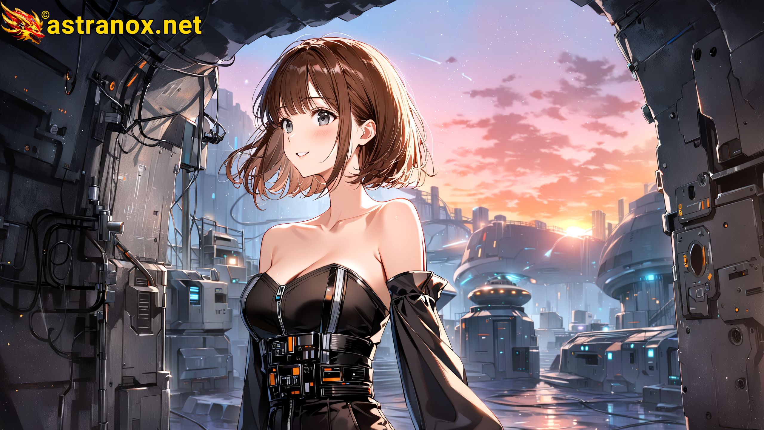 Amazing Young Female at - Download Free 4K Wallpaper Fantasy wallpaper with Eyes and Hair.