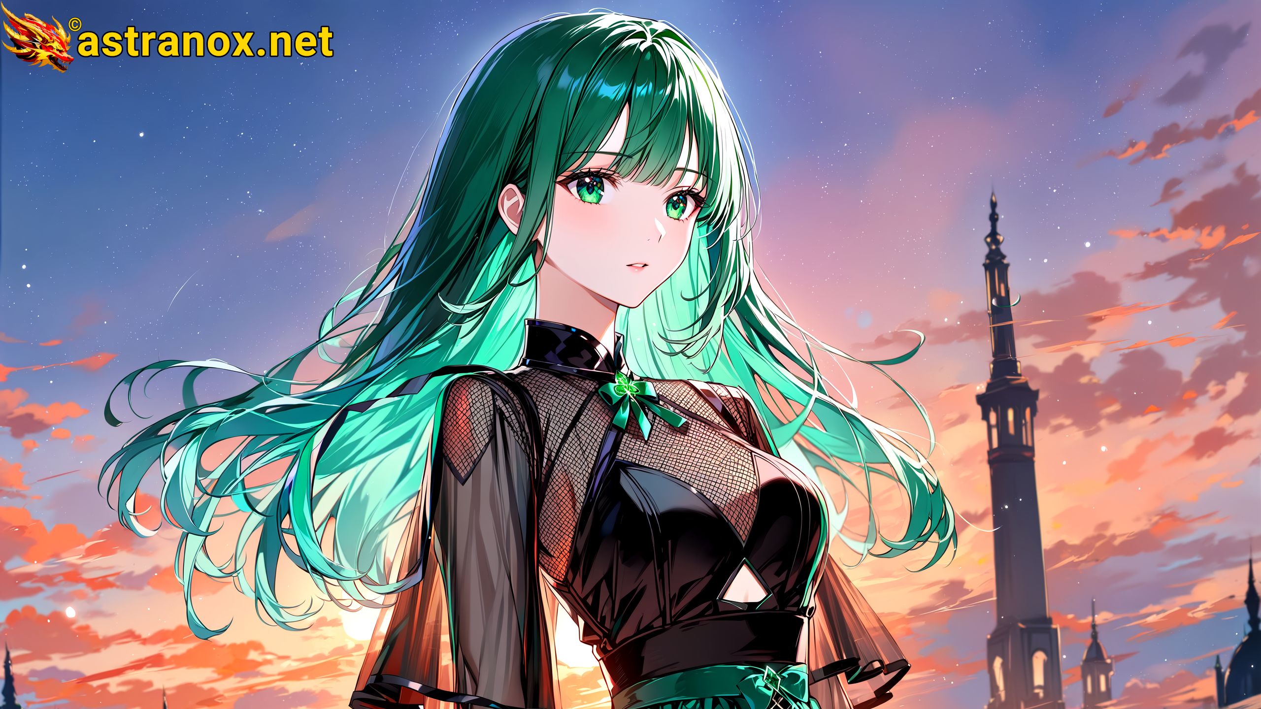 Amazing Young Female at - Download Free 4K Wallpaper Fantasy wallpaper with Eyes and Hair.