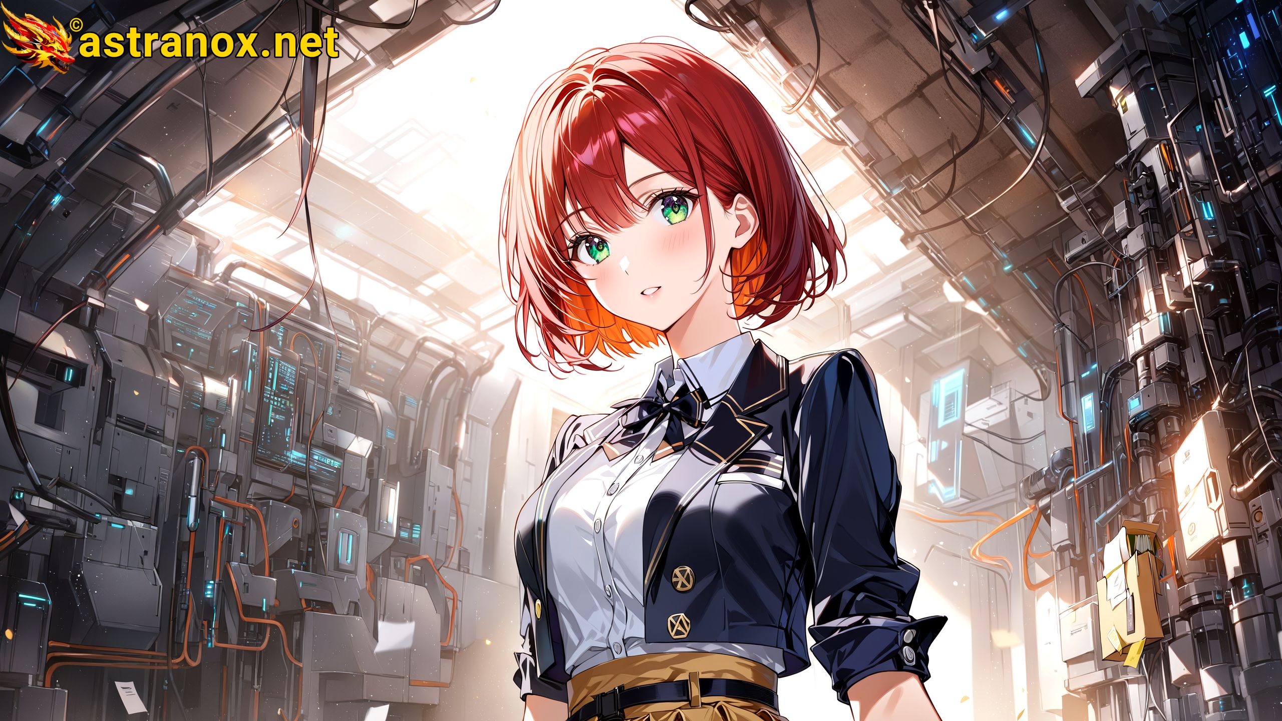 Amazing Young Female at - Download Free 4K Wallpaper Fantasy wallpaper with Eyes and Hair.