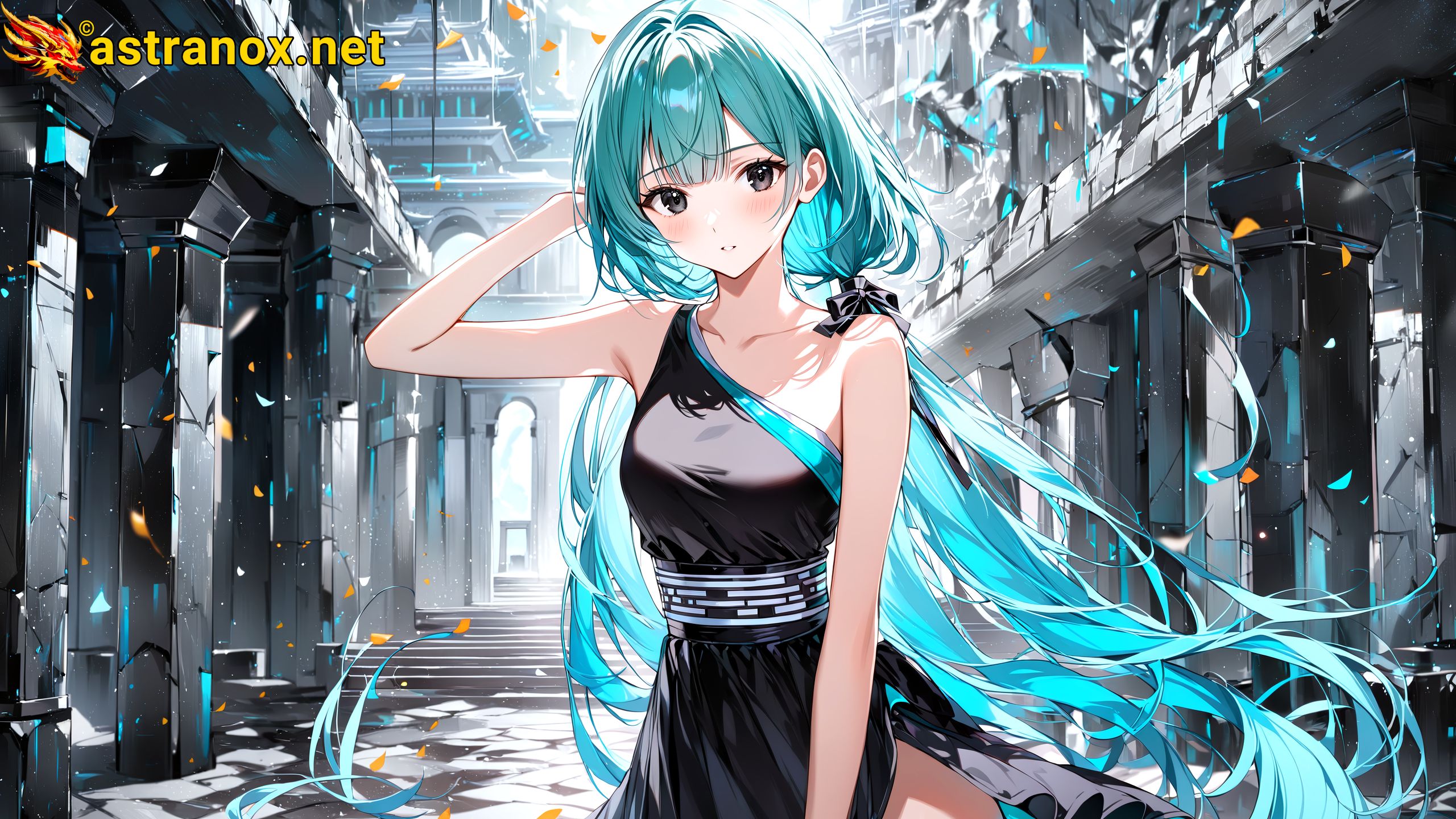 Amazing Young Female at - Download Free 4K Wallpaper Fantasy wallpaper with Eyes and Hair.