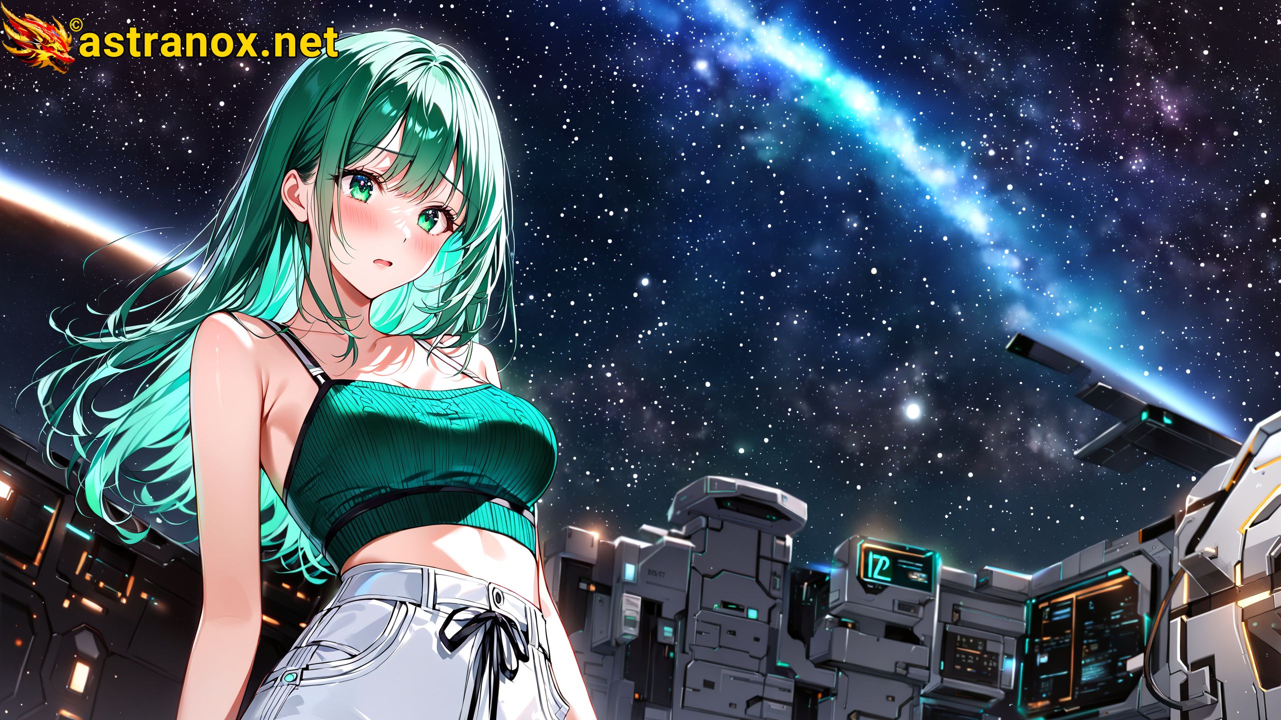 Amazing Young Female at - Download Free 4K Wallpaper Fantasy wallpaper with Eyes and Hair.