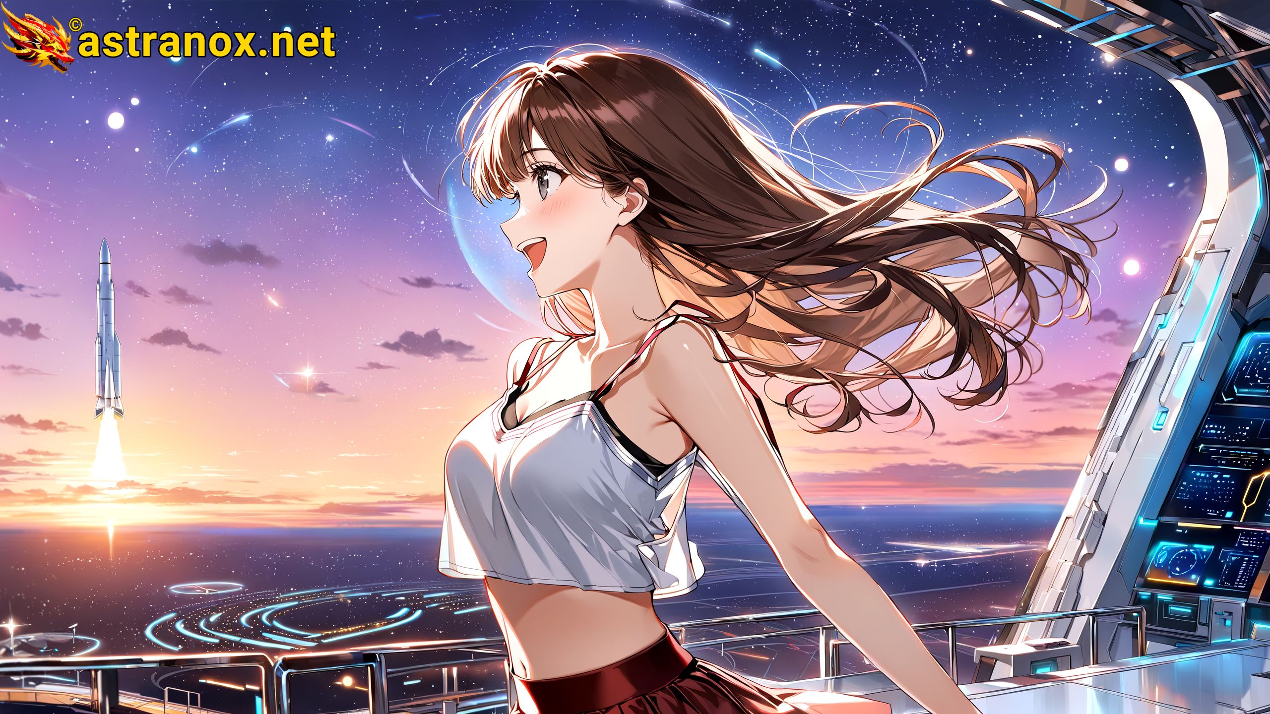 Amazing Young Female at - Download Free 4K Wallpaper Fantasy wallpaper with Eyes and Hair.