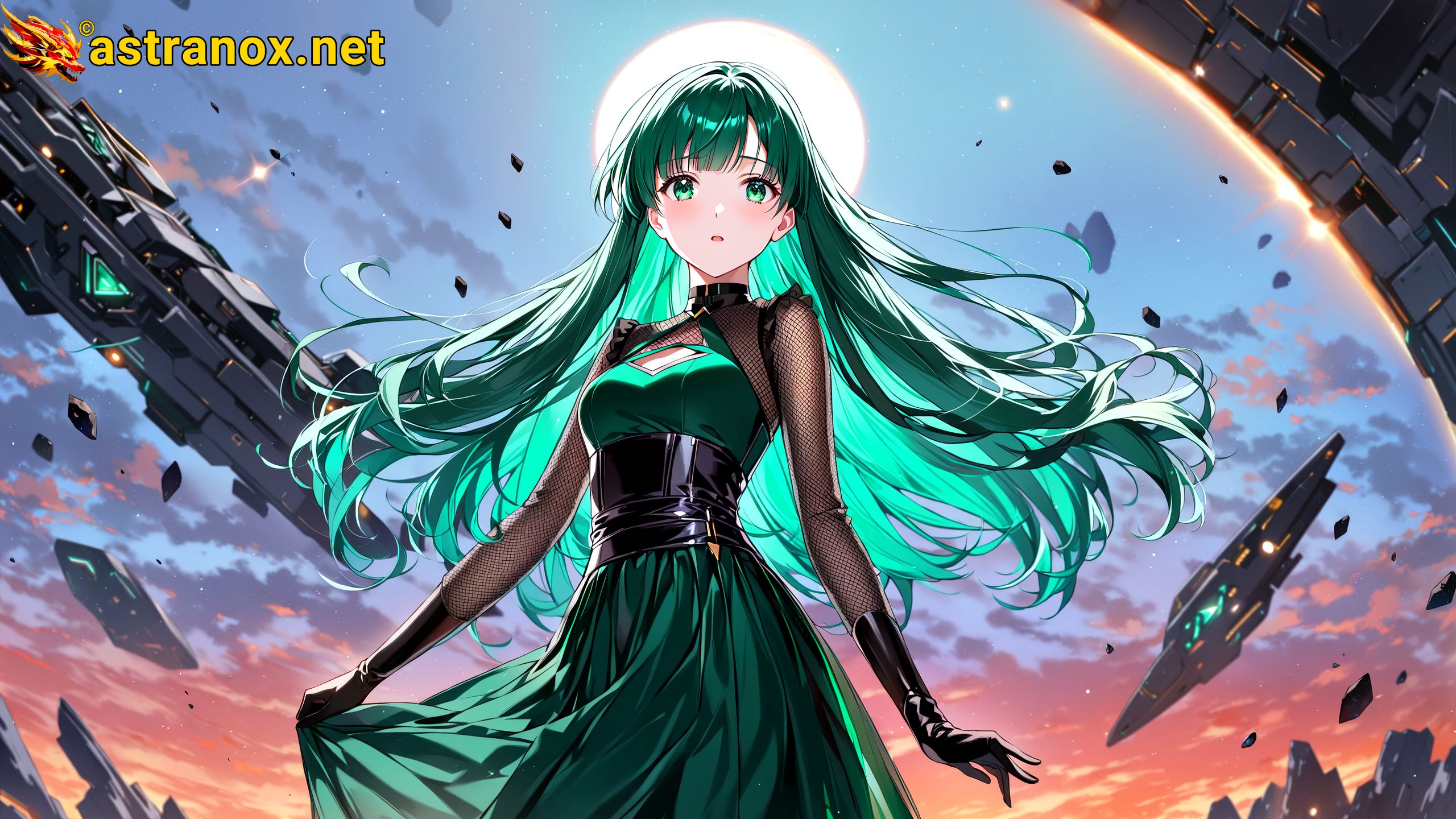 Amazing Young Female at - Download Free 4K Wallpaper Fantasy wallpaper with Eyes and Hair.