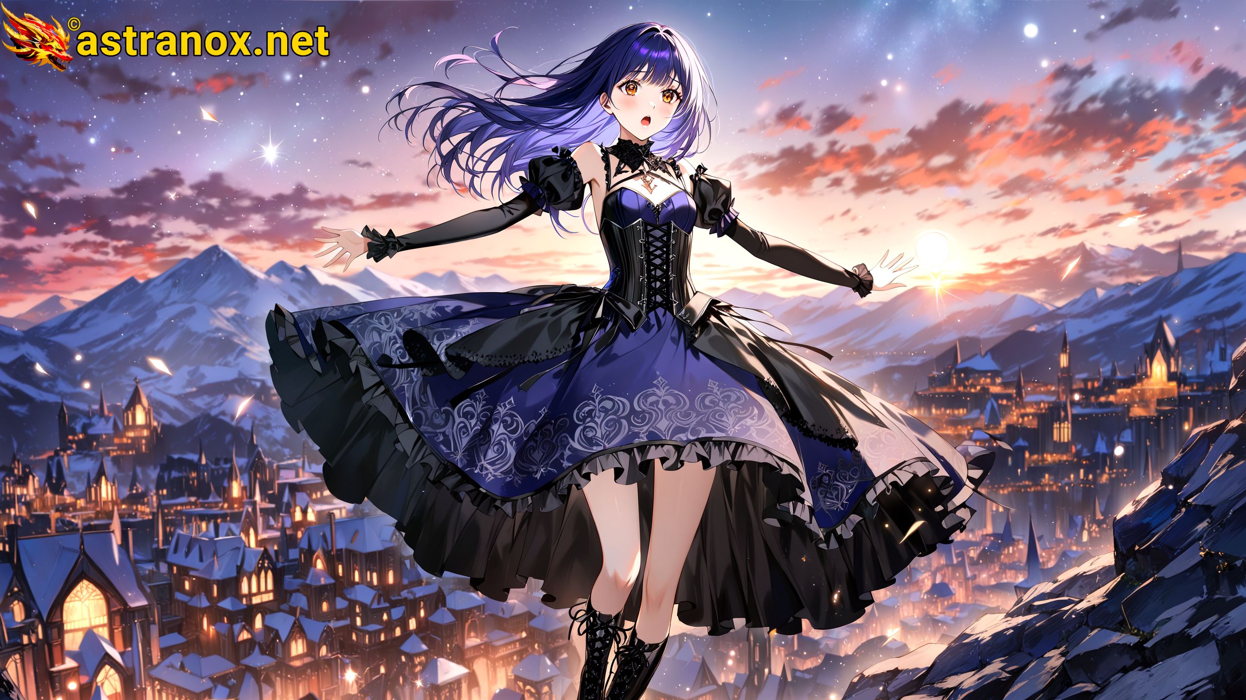 Amazing Young Female at - Download Free 4K Wallpaper Fantasy wallpaper with Eyes and Hair.