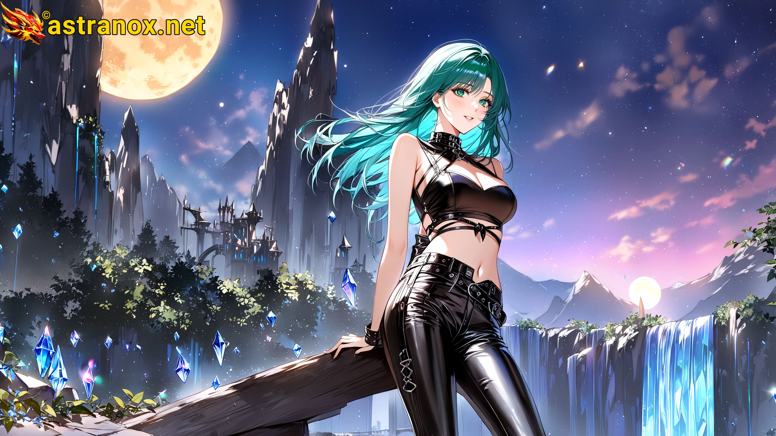 Amazing Young Female at - Download Free 4K Wallpaper Fantasy wallpaper with Eyes and Hair.