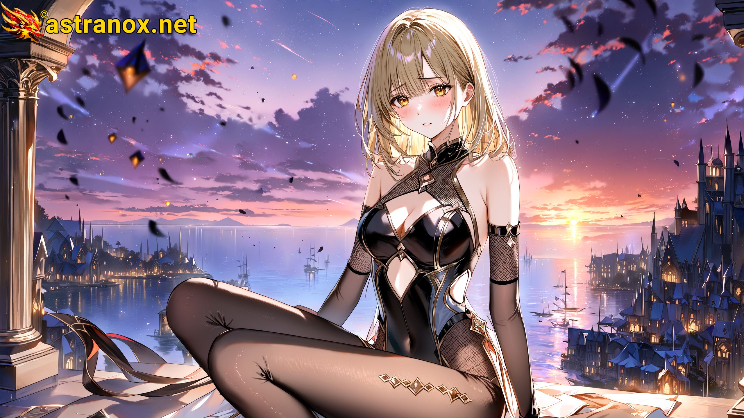Amazing Young Female at - Download Free 4K Wallpaper Fantasy wallpaper with Eyes and Hair.