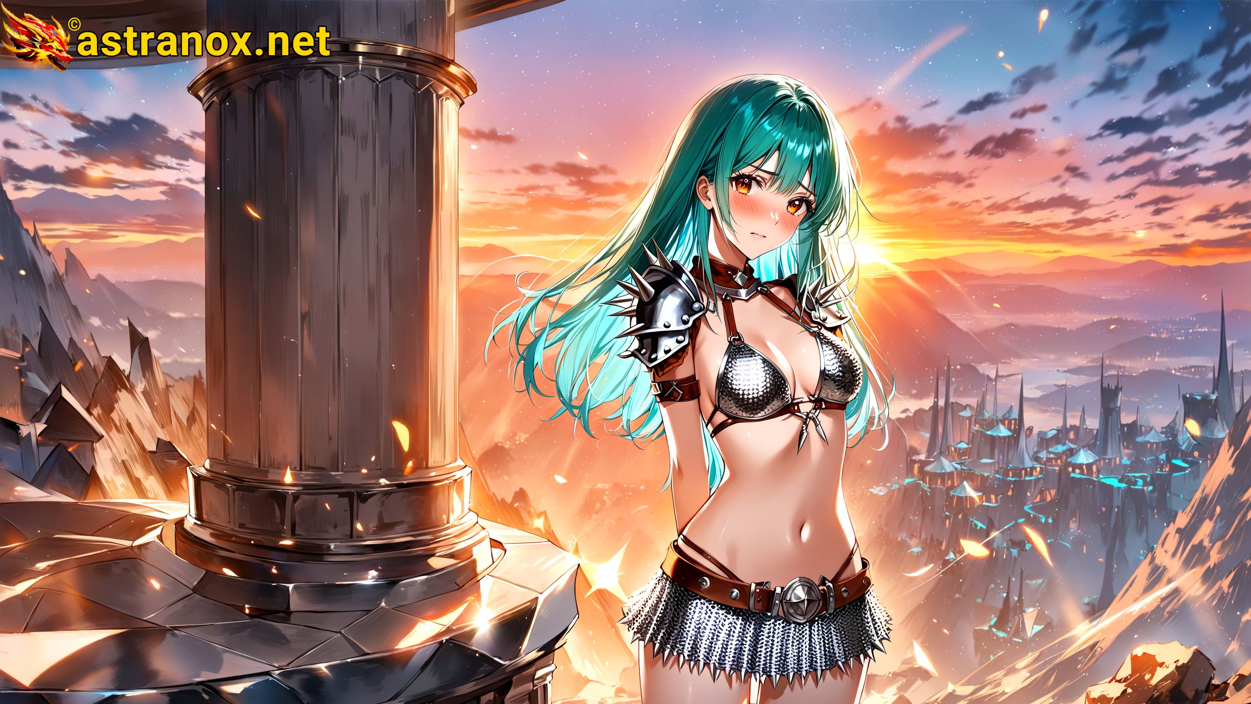 Amazing Young Female at - Download Free 4K Wallpaper Fantasy wallpaper with Eyes and Hair.