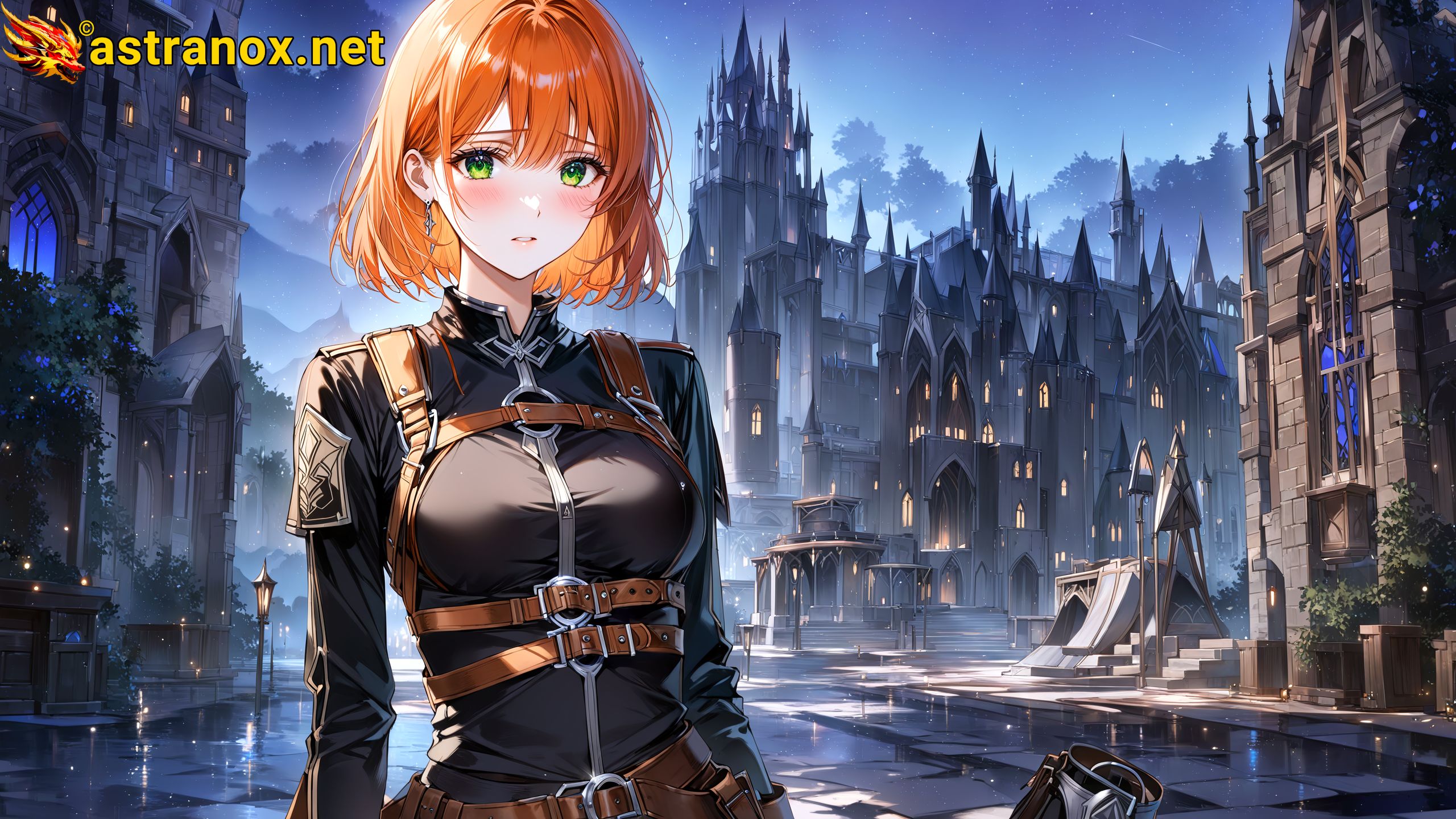 Amazing Young Female at - Download Free 4K Wallpaper Fantasy wallpaper with Eyes and Hair.