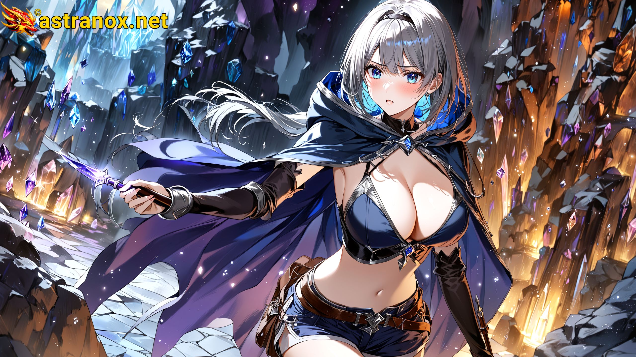 Amazing Young Female at - Download Free 4K Wallpaper Fantasy wallpaper with Eyes and Hair.