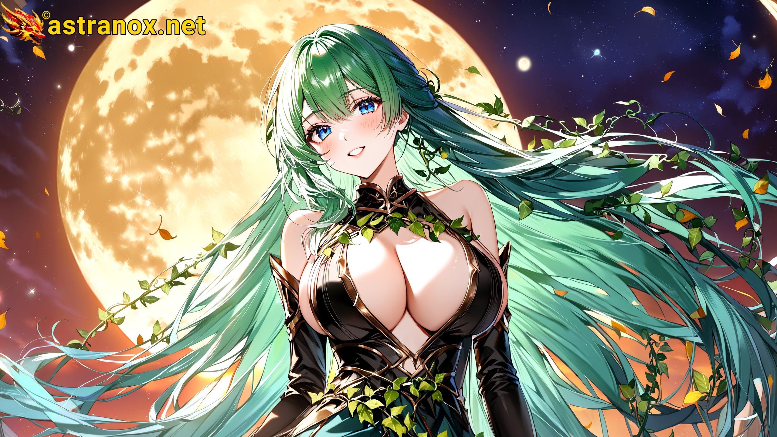 Amazing Young Female at - Download Free 4K Wallpaper Fantasy wallpaper with Eyes and Hair.