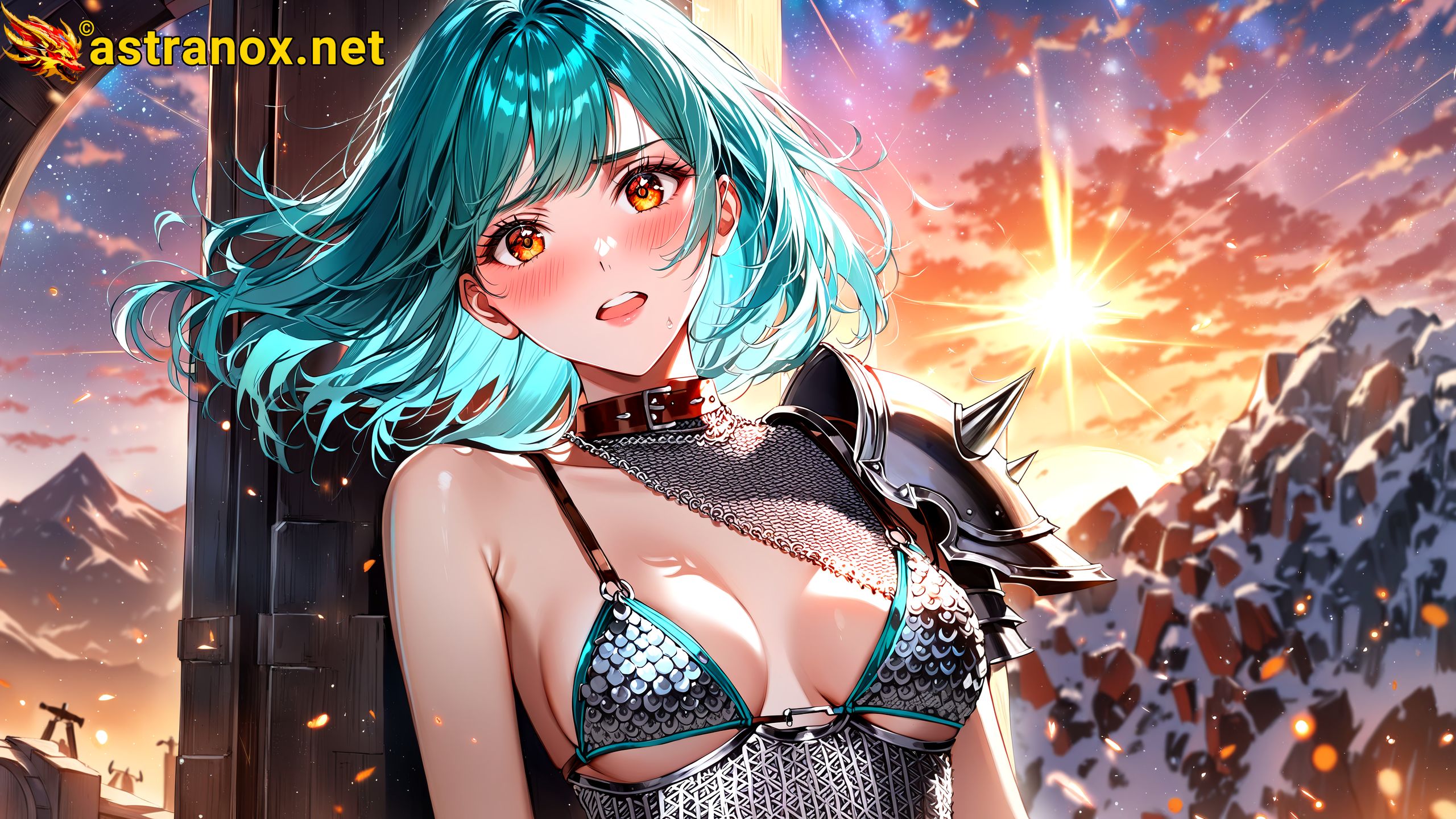 Amazing Young Female at - Download Free 4K Wallpaper Fantasy wallpaper with Eyes and Hair.
