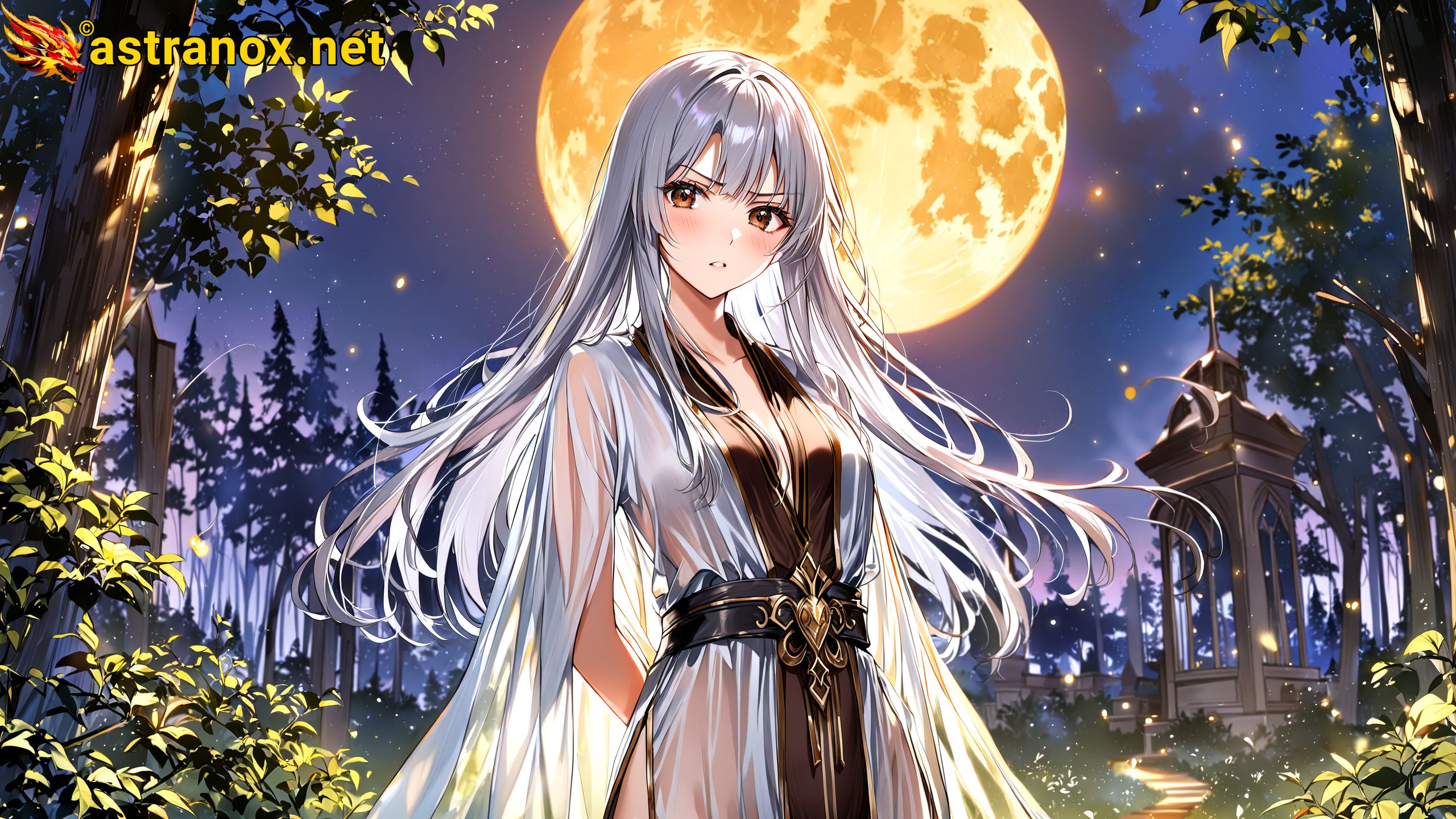Amazing Young Female at - Download Free 4K Wallpaper Fantasy wallpaper with Eyes and Hair.