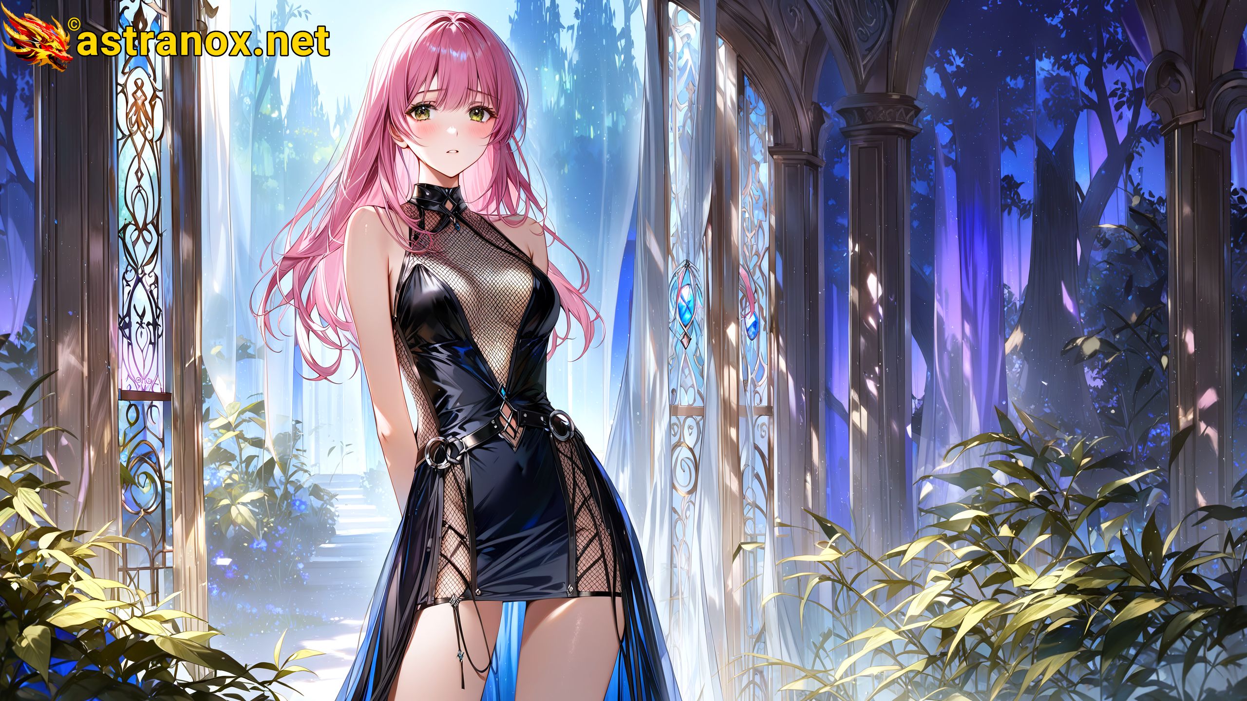 Amazing Young Female at - Download Free 4K Wallpaper Fantasy wallpaper with Eyes and Hair.
