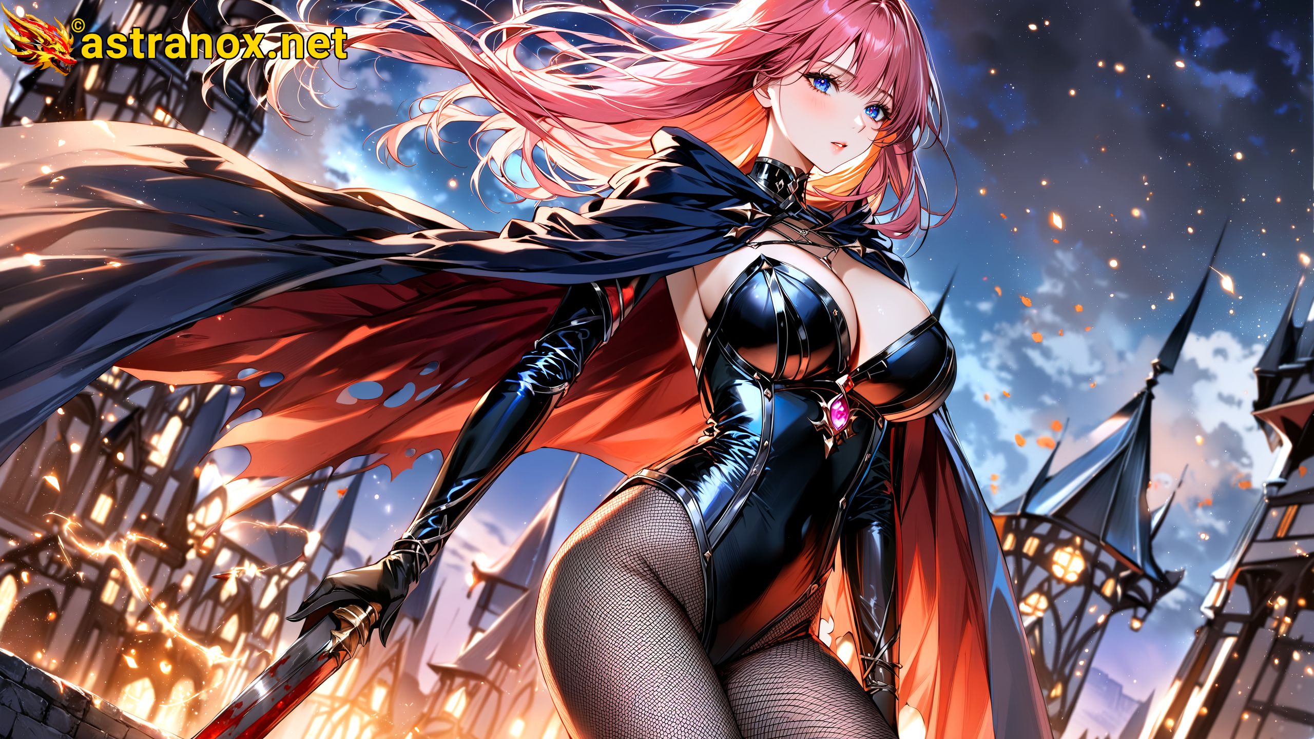 Amazing Young Female at - Download Free 4K Wallpaper Fantasy wallpaper with Eyes and Hair.