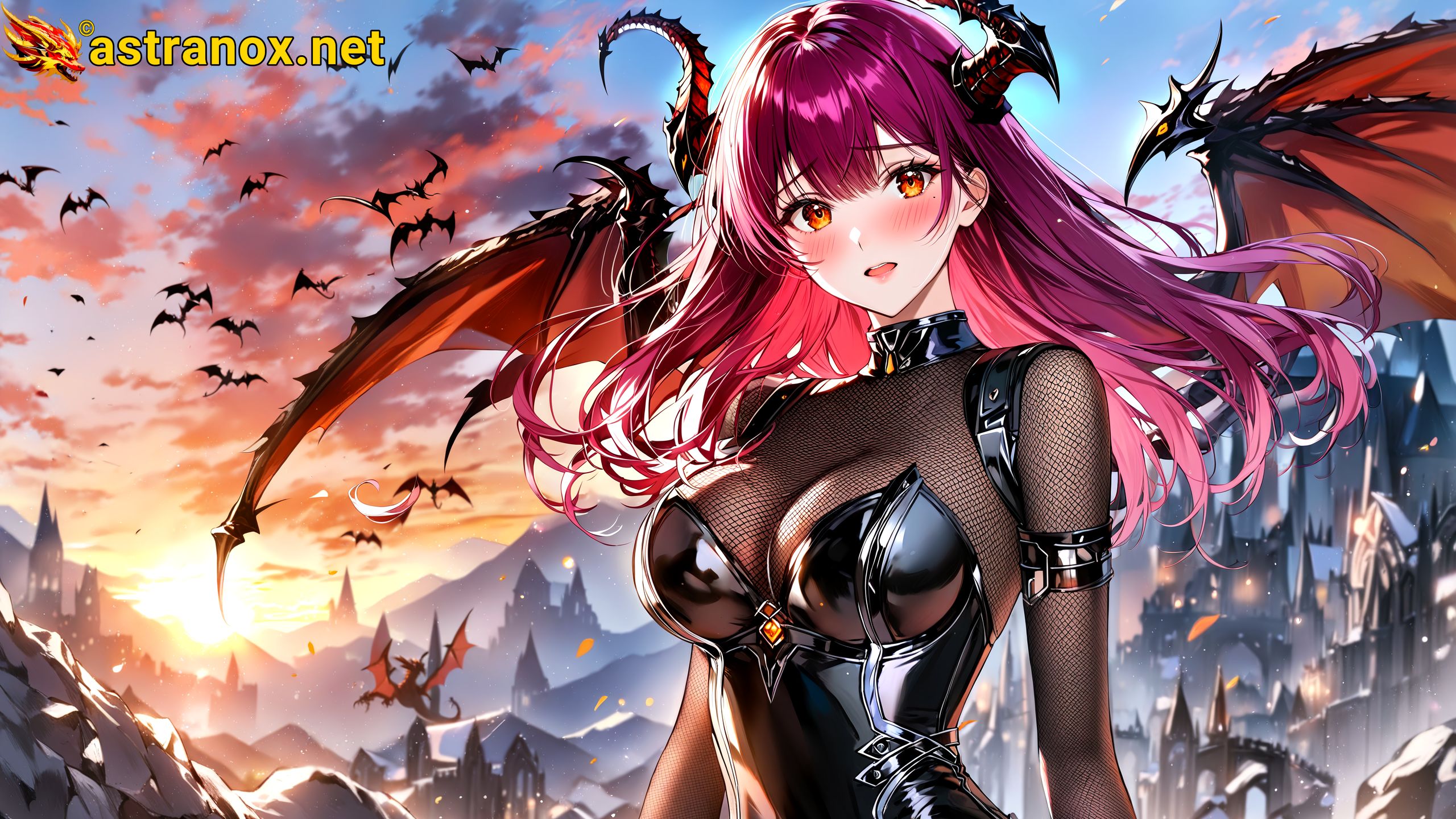 Amazing Young Female at - Download Free 4K Wallpaper Fantasy wallpaper with Eyes and Hair.