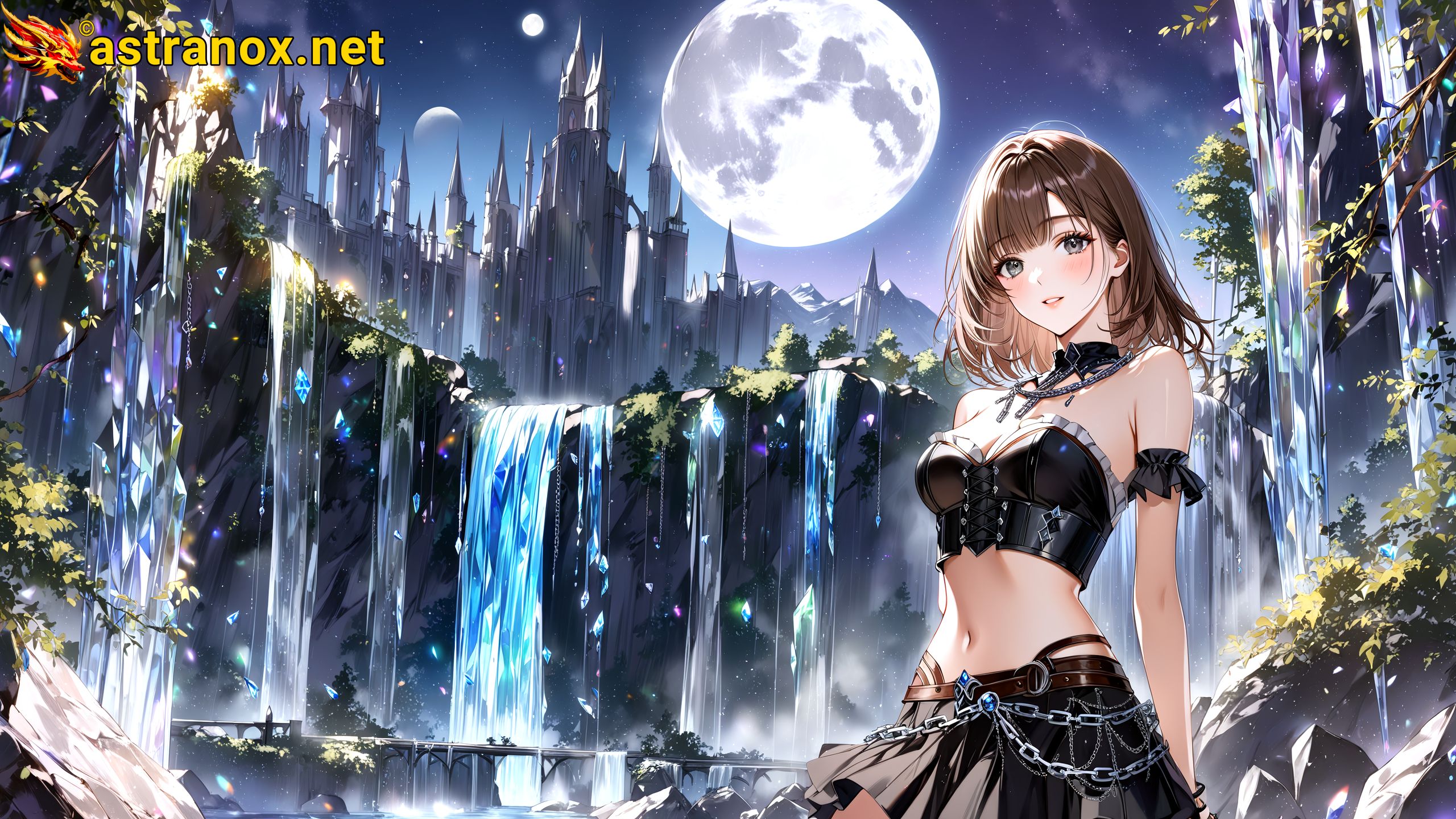 Amazing Young Female at - Download Free 4K Wallpaper Fantasy wallpaper with Eyes and Hair.