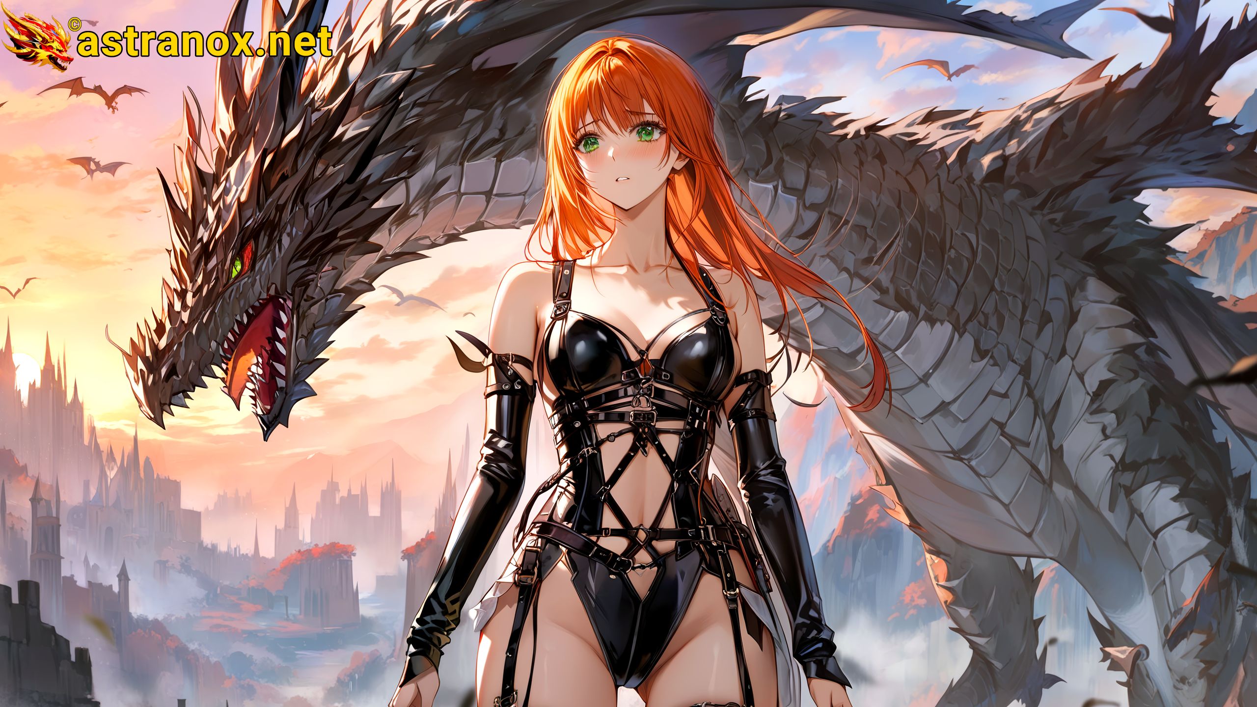 Amazing Young Female at - Download Free 4K Wallpaper Fantasy wallpaper with Eyes and Hair.
