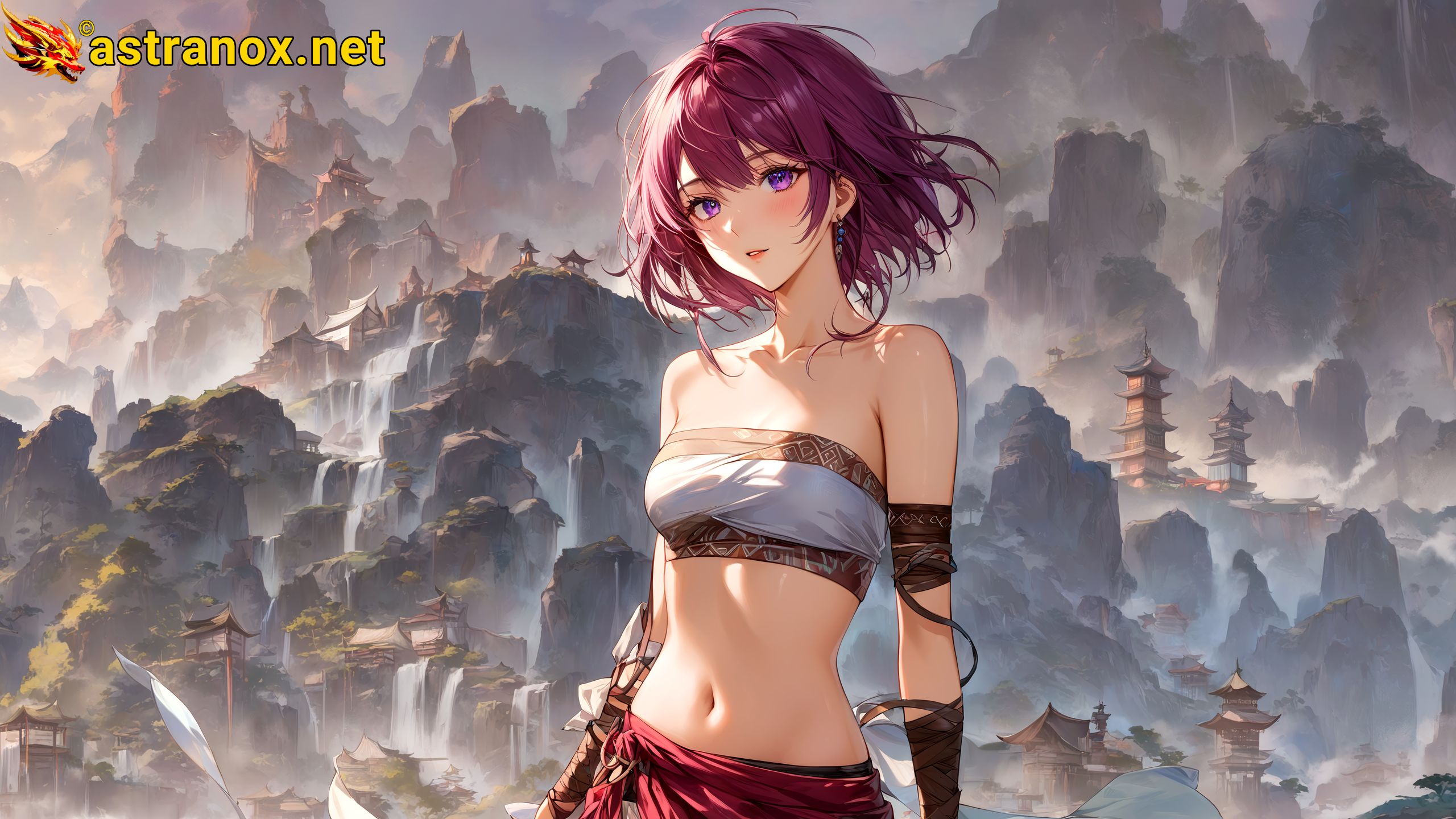 Amazing Young Female at - Download Free 4K Wallpaper Fantasy wallpaper with Eyes and Hair.