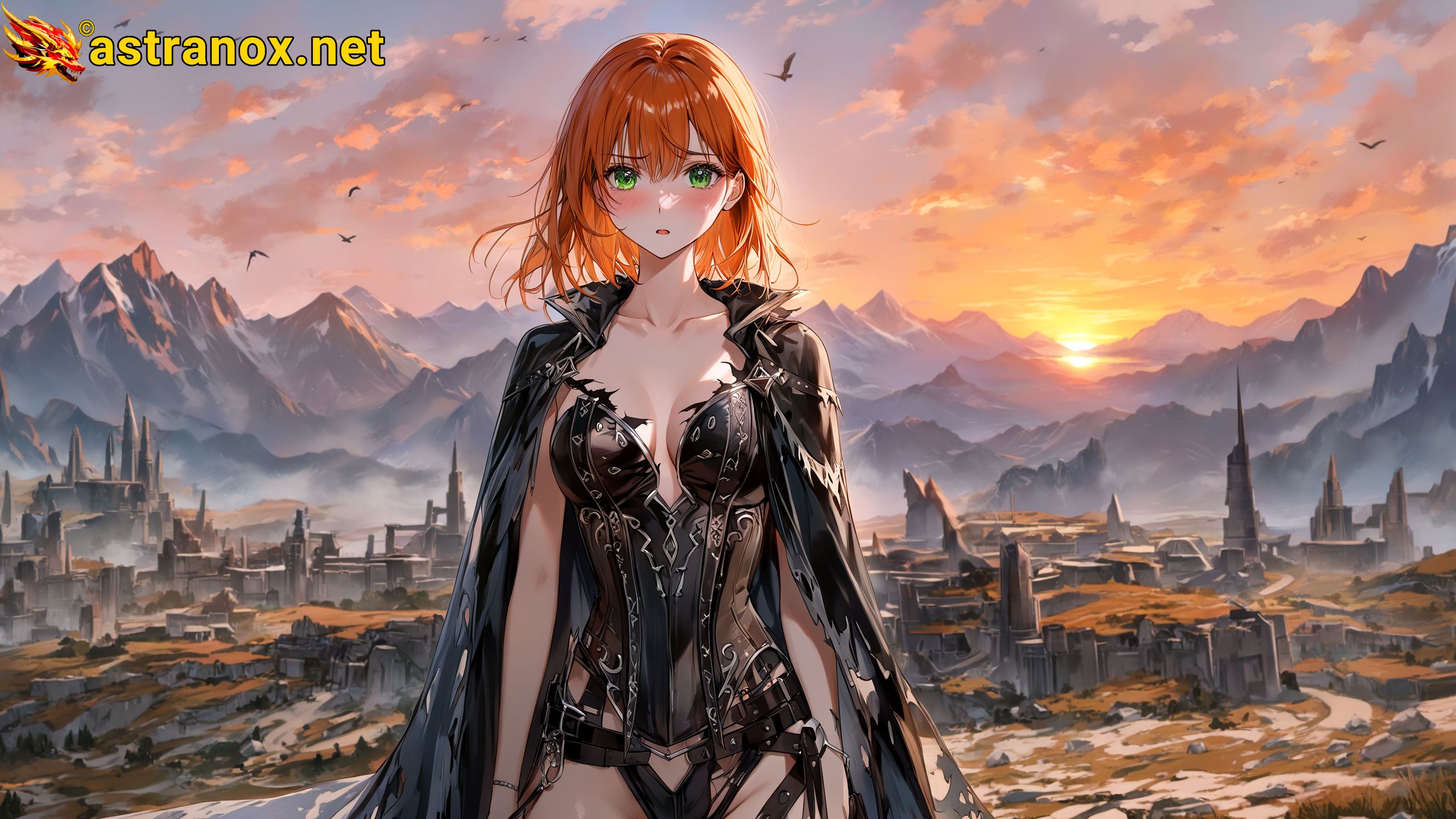 Amazing Young Female at - Download Free 4K Wallpaper Fantasy wallpaper with Eyes and Hair.