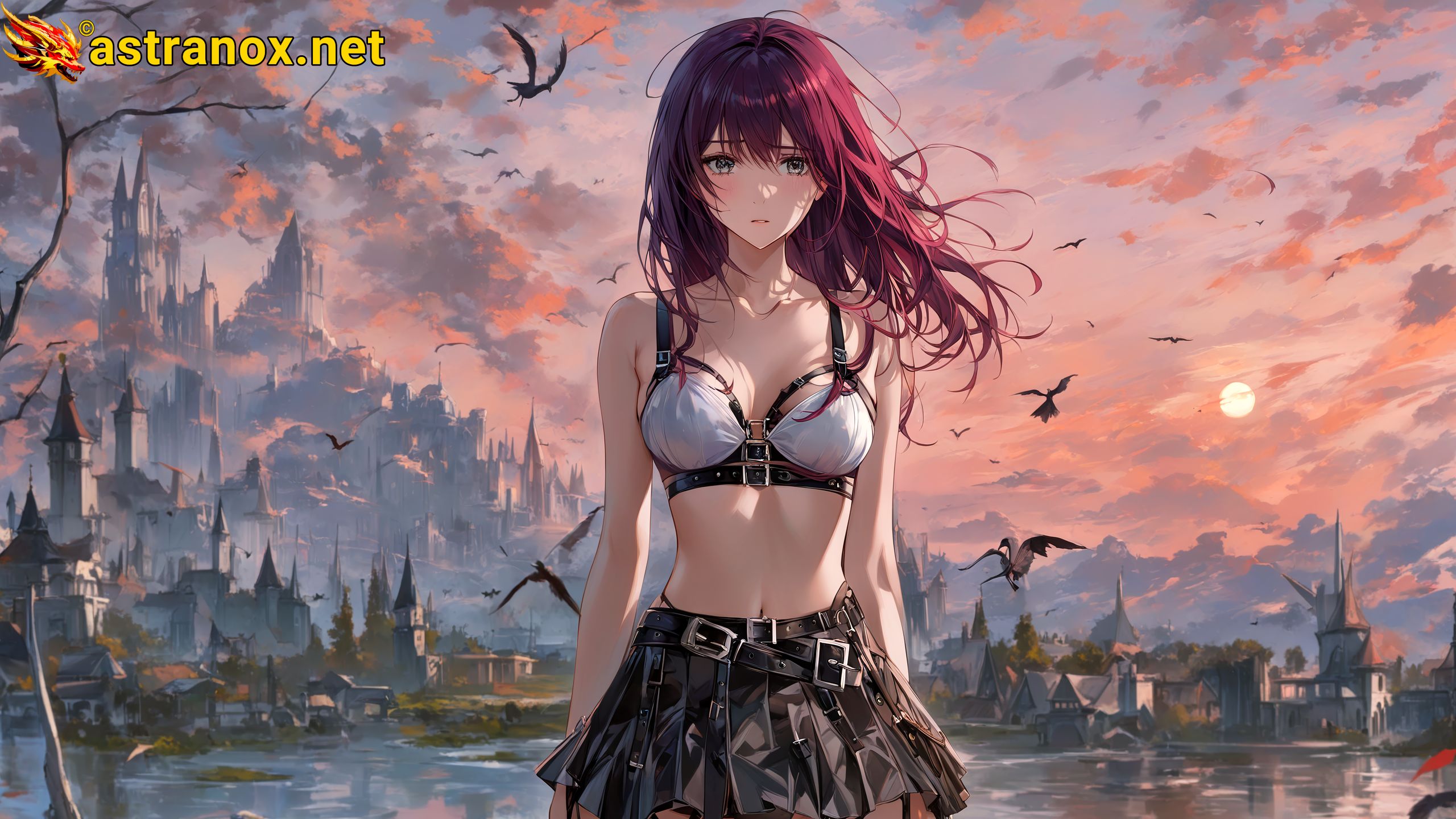 Amazing Young Female at - Download Free 4K Wallpaper Fantasy wallpaper with Eyes and Hair.