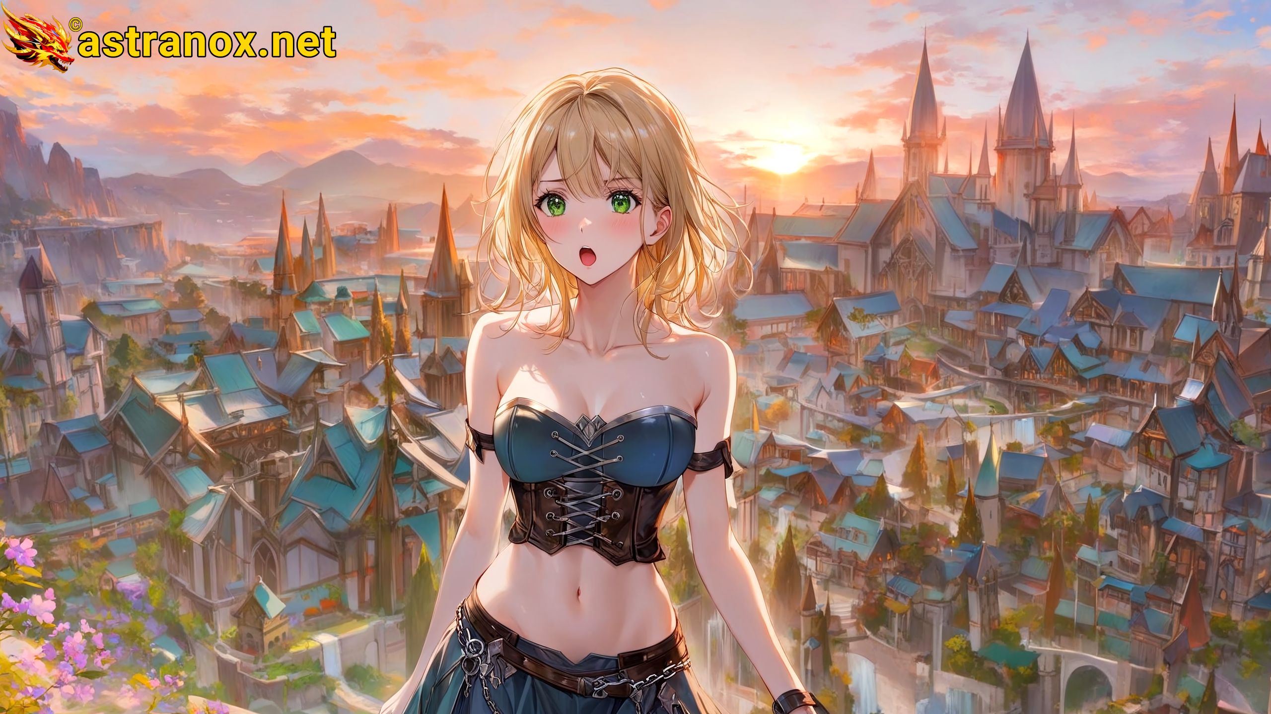 Amazing Young Female at - Download Free 4K Wallpaper Fantasy wallpaper with Eyes and Hair.