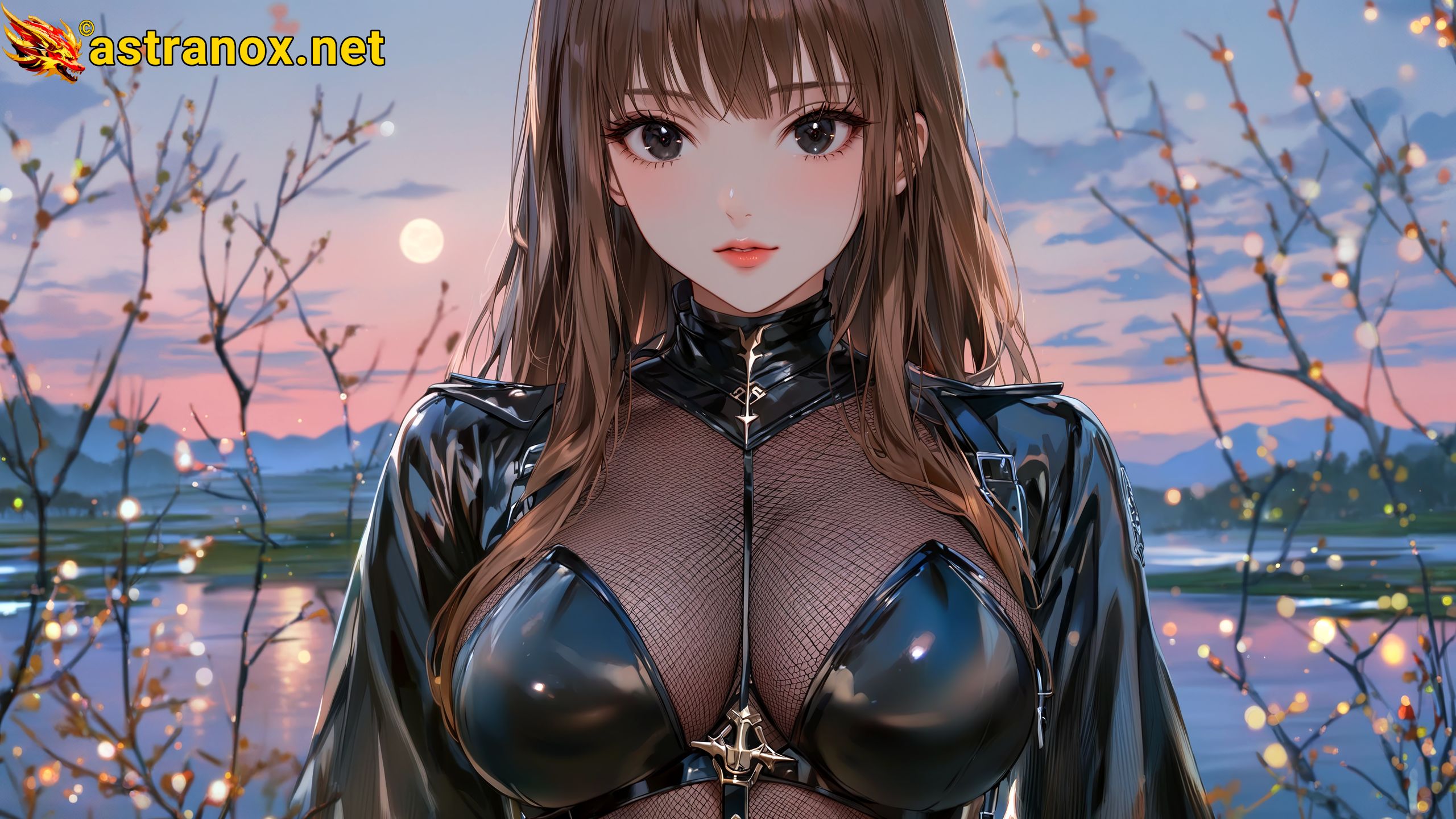 Amazing Young Female at - Download Free 4K Wallpaper Fantasy wallpaper with Eyes and Hair.