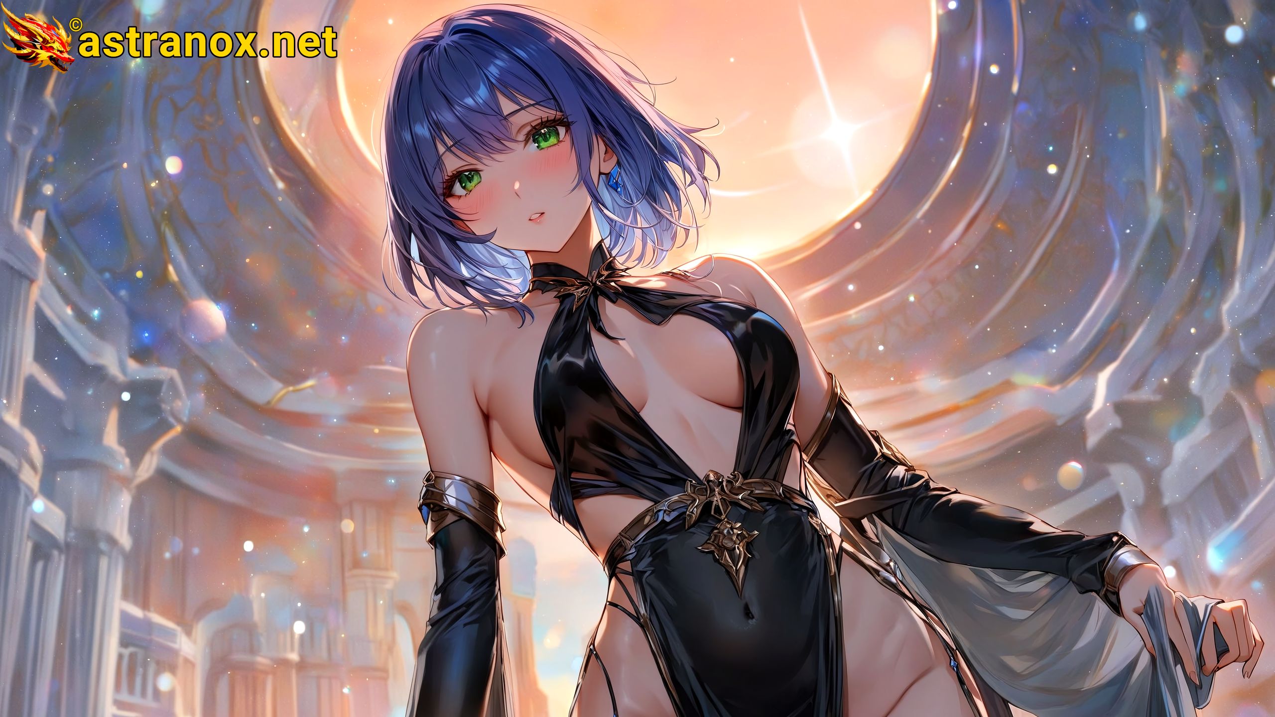 Amazing Young Female at - Download Free 4K Wallpaper Fantasy wallpaper with Eyes and Hair.