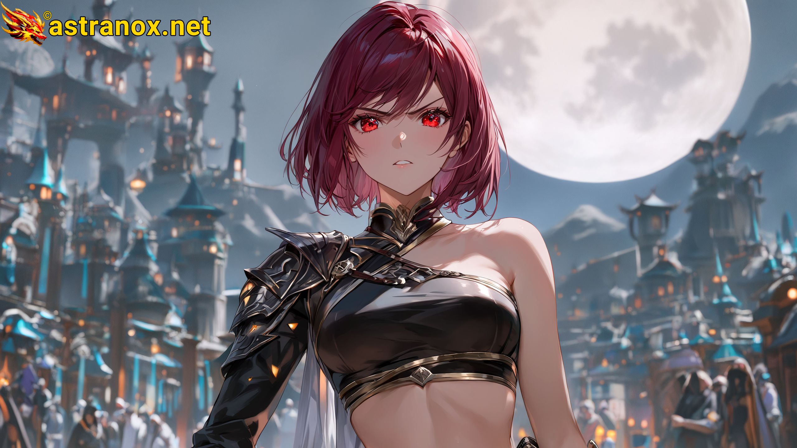 Amazing Young Female at - Download Free 4K Wallpaper Fantasy wallpaper with Eyes and Hair.