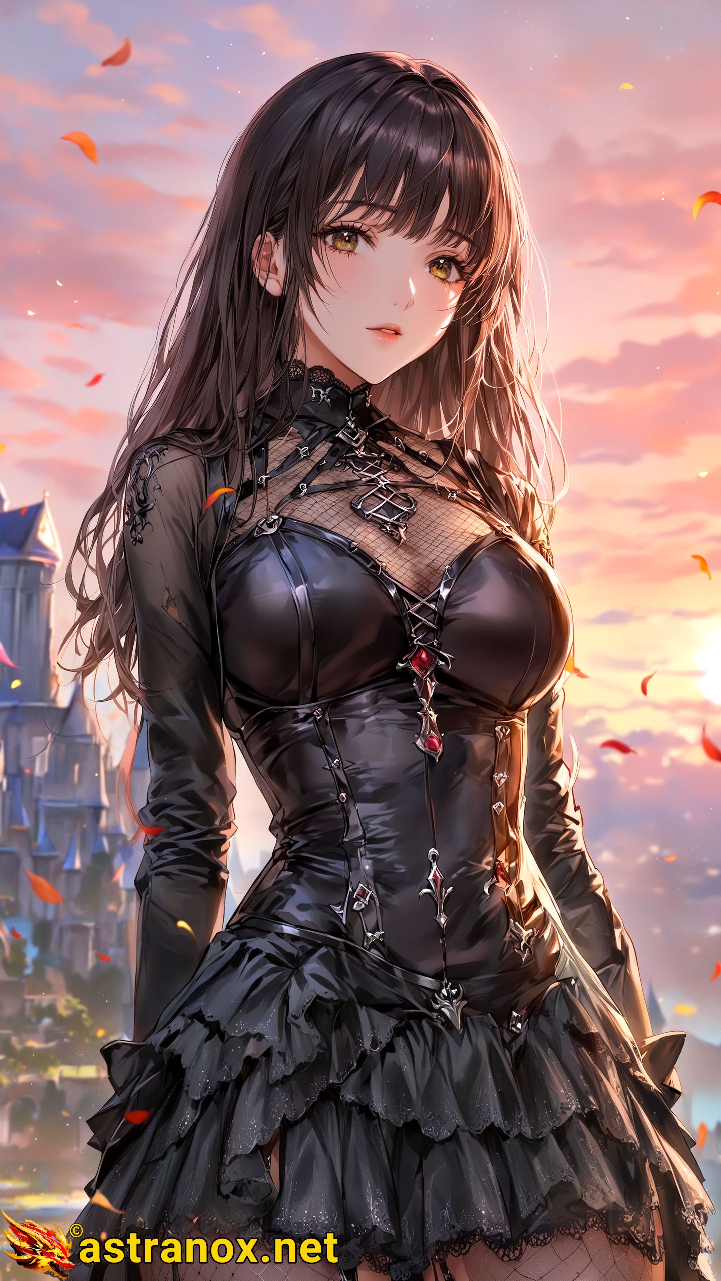 Amazing Young Female at - Download Free 4K Wallpaper Fantasy wallpaper with Eyes and Hair.