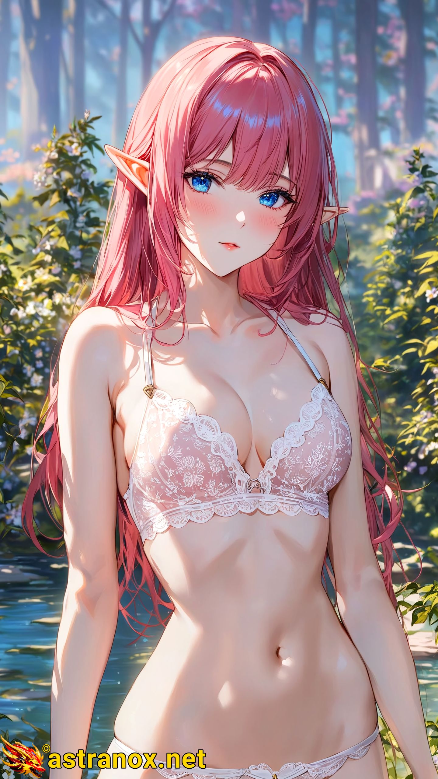 Amazing Young Female at - Download Free 4K Wallpaper Fantasy wallpaper with Eyes and Hair.