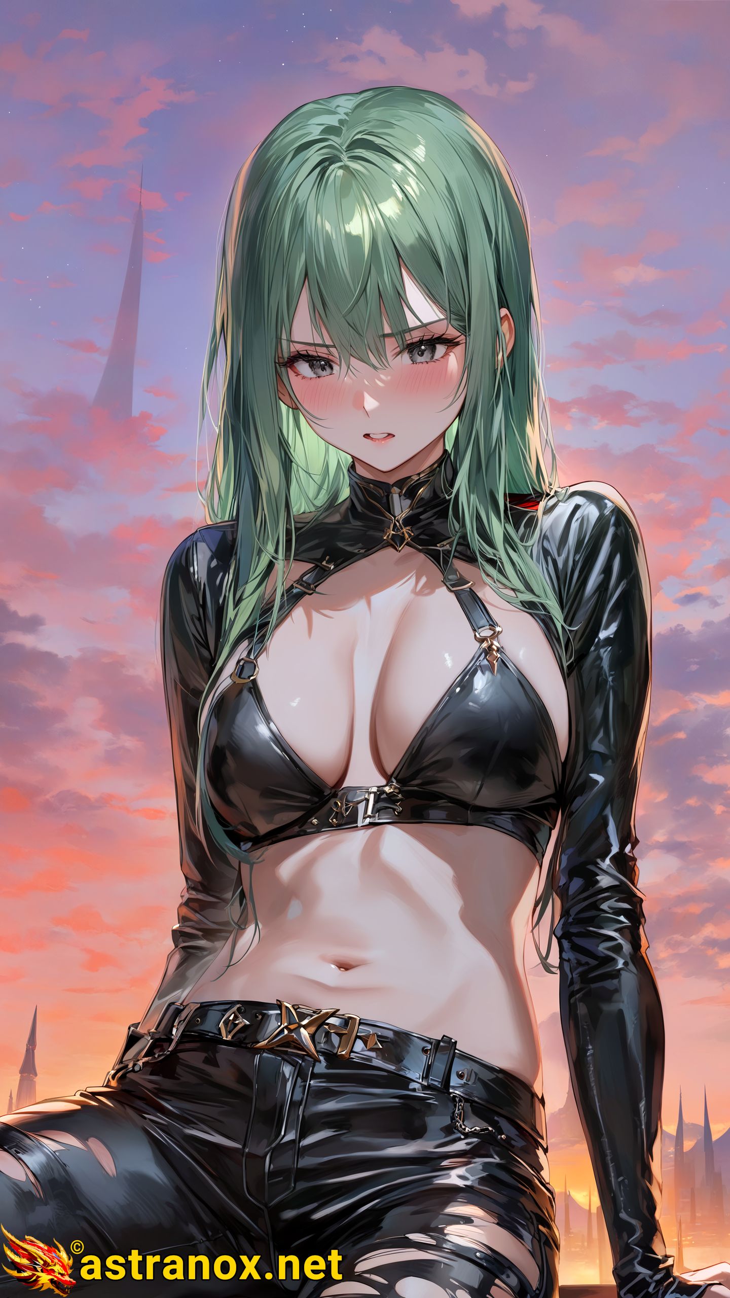 Amazing Young Female at - Download Free 4K Wallpaper Fantasy wallpaper with Eyes and Hair.