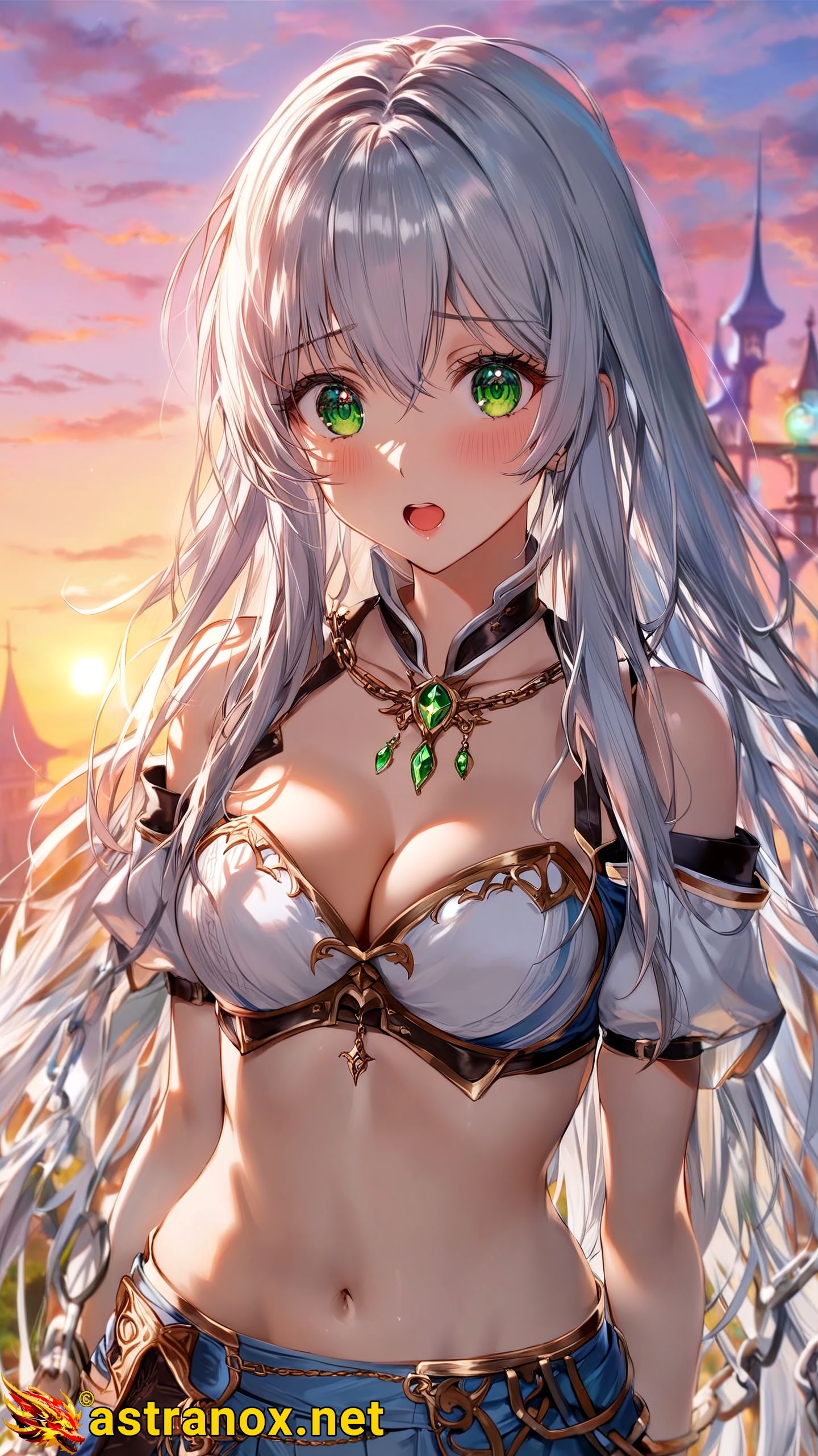 Amazing Young Female at - Download Free 4K Wallpaper Fantasy wallpaper with Eyes and Hair.