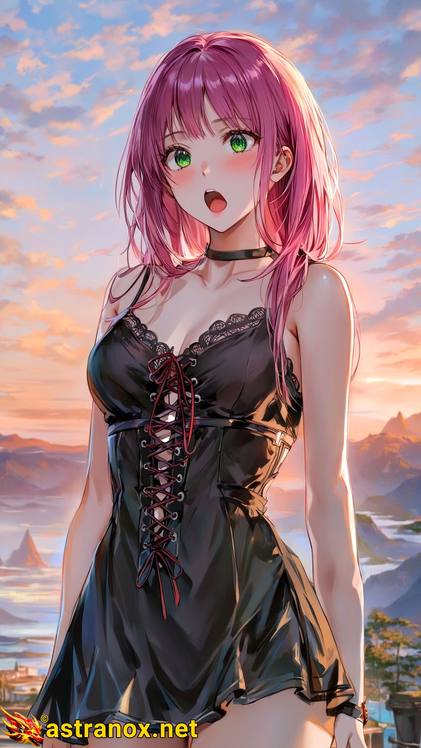 Amazing Young Female at - Download Free 4K Wallpaper Fantasy wallpaper with Eyes and Hair.